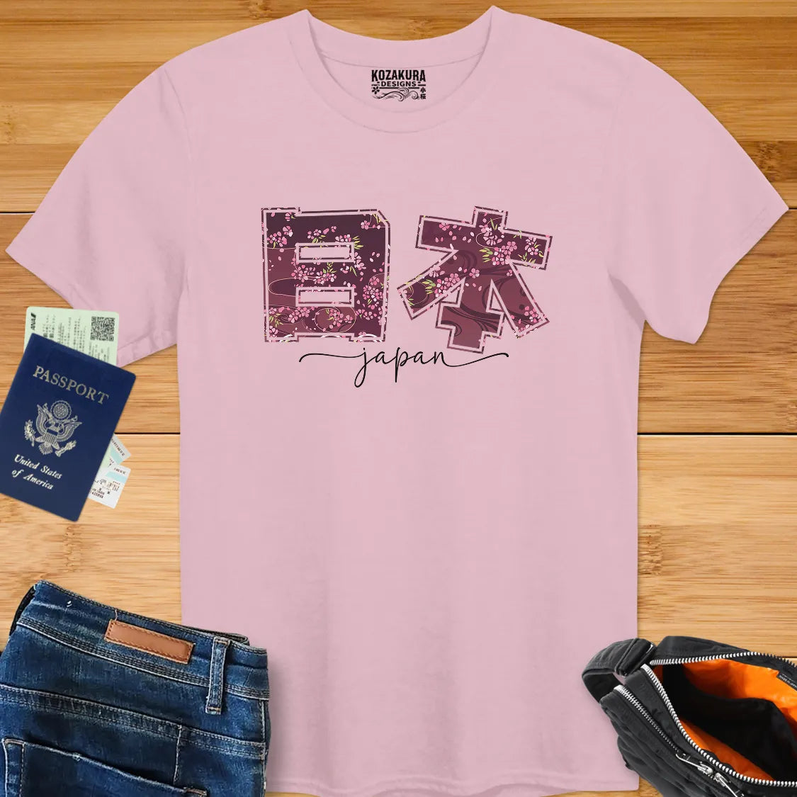 Floral Japan Kanji - Dark