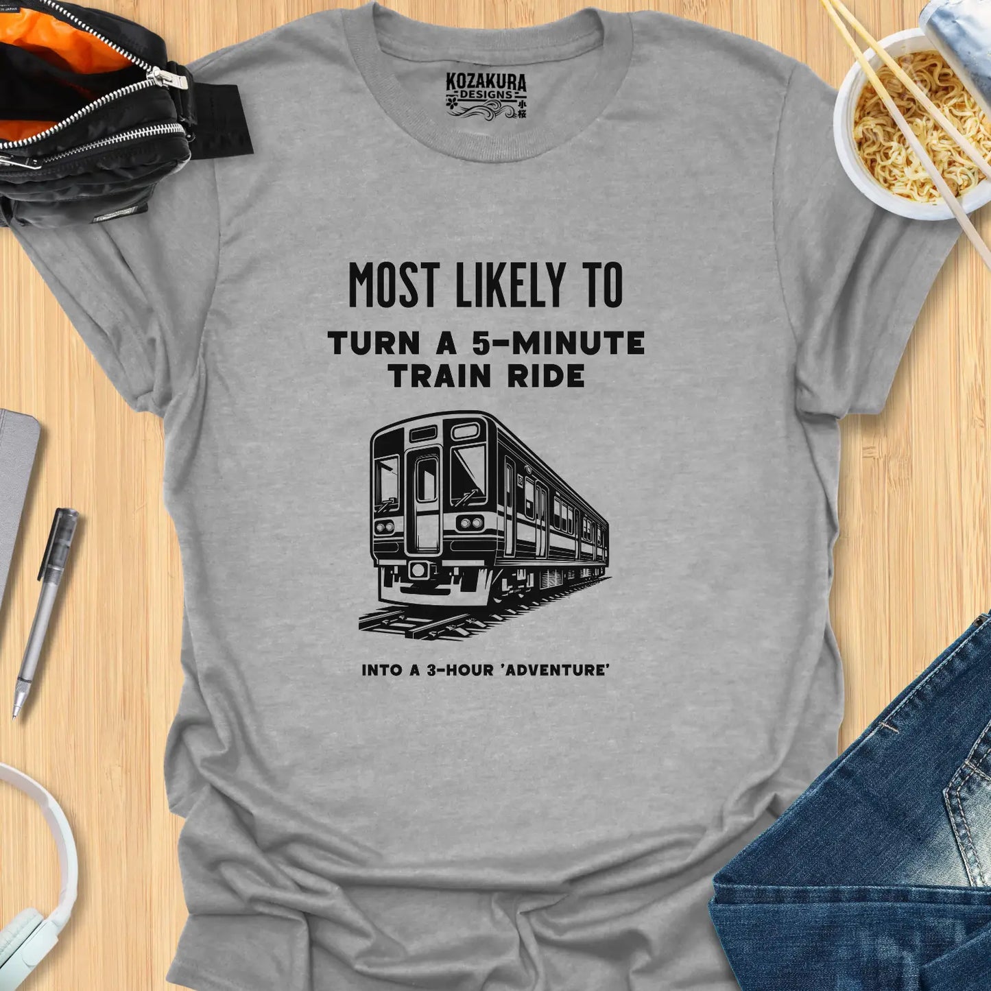 Most Likely to turn a 5-minute train ride into a 3 hour 'adventure'
