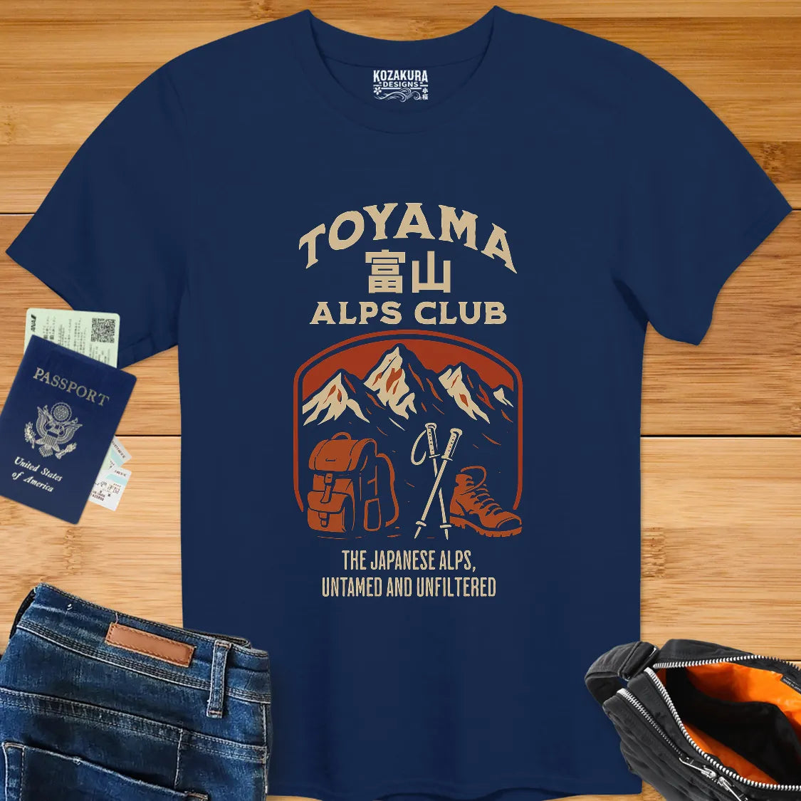 Toyama Alps Club - Vintage Design