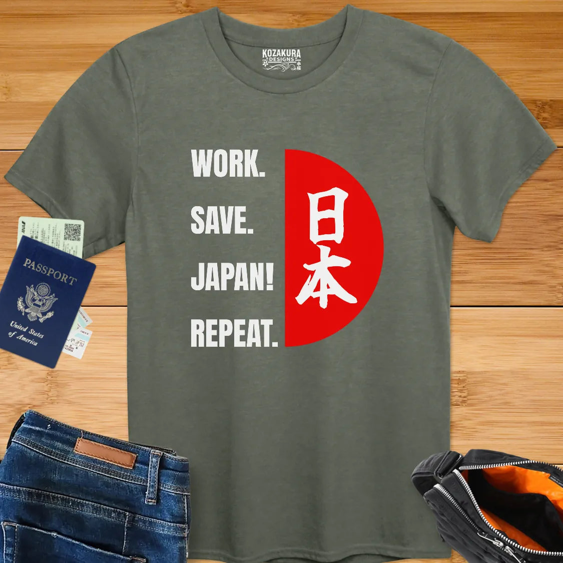 Work, Save, JAPAN!, Repeat - Kanji