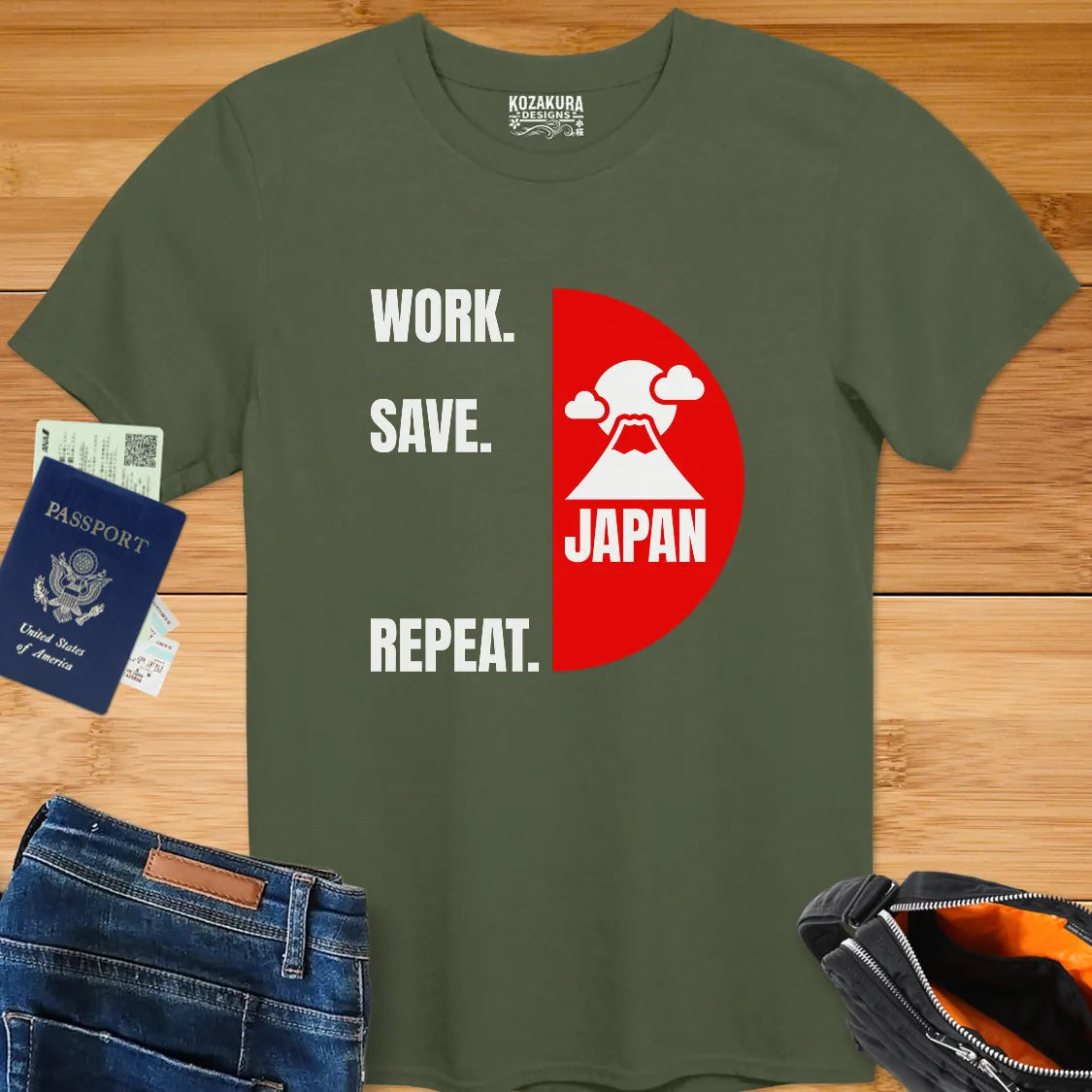 Work, Save, JAPAN!, Repeat - Mount Fuji