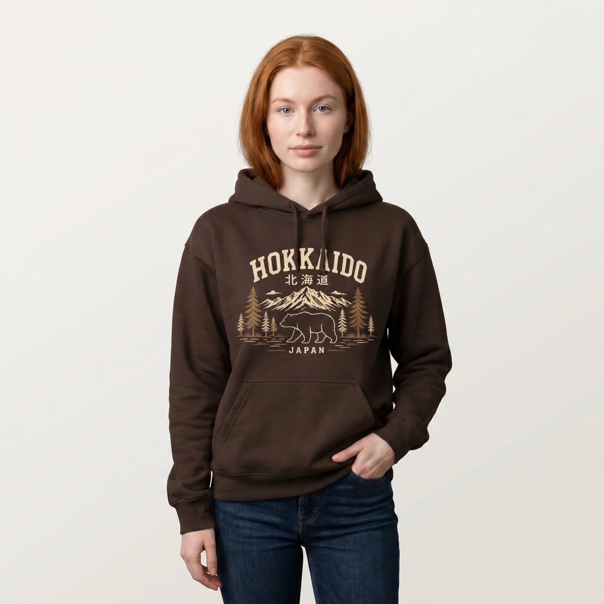 Hokkaido Bear Japan Travel Hoodie