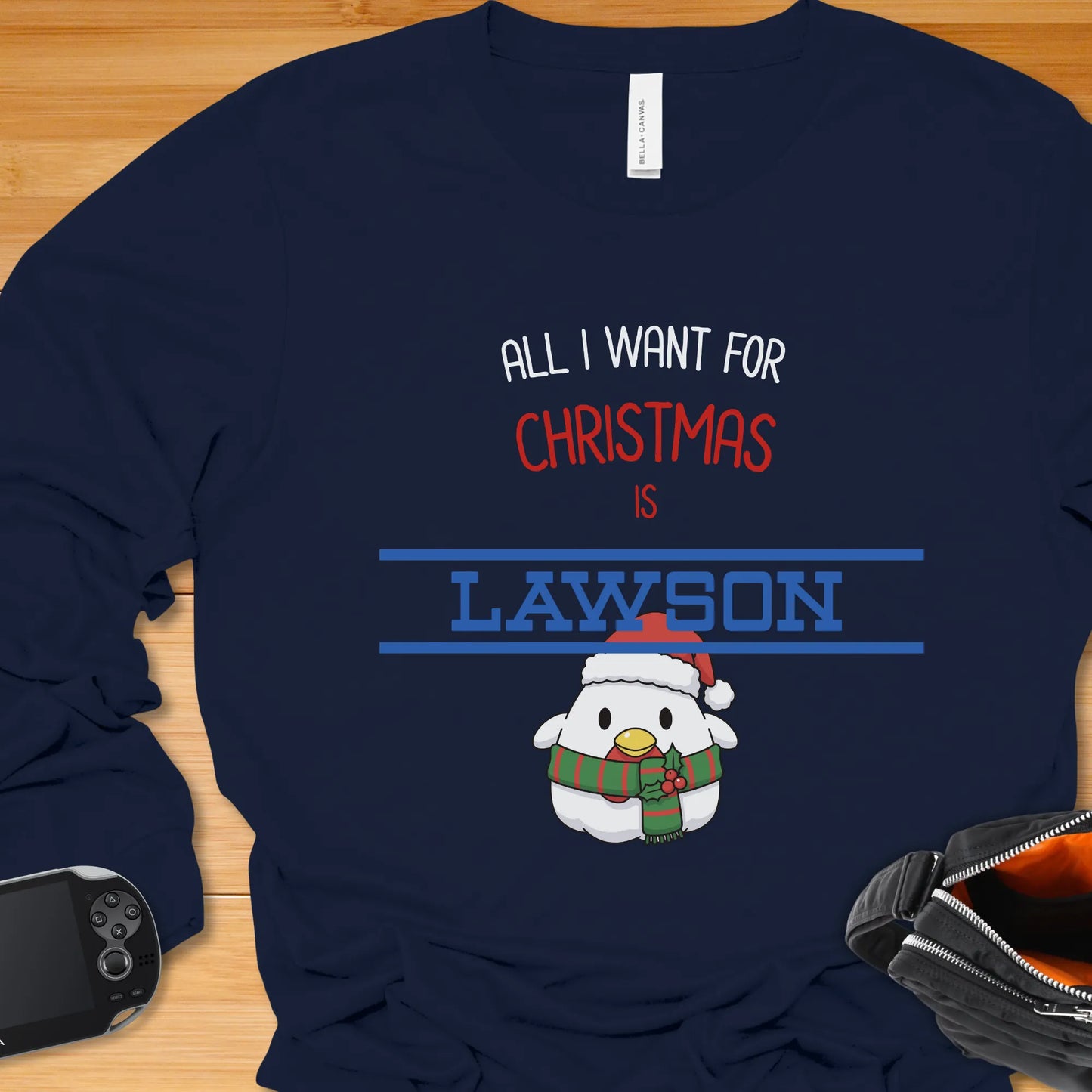 All I want for Christmas is LAWSON with Karaage Kun - Long Sleeve