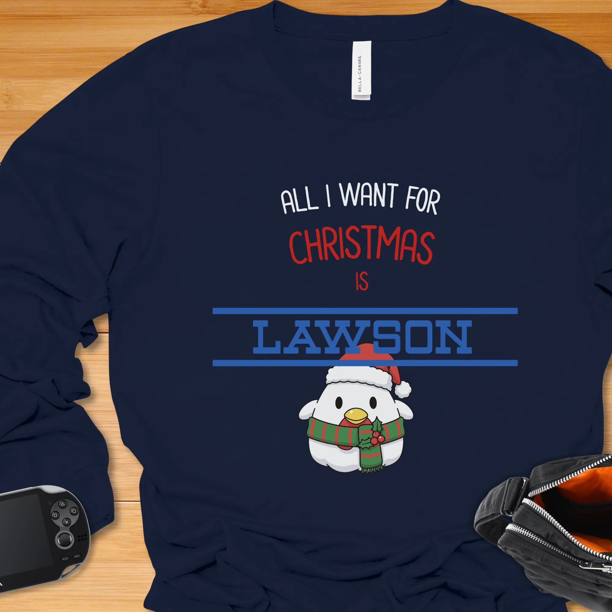 All I want for Christmas is LAWSON with Karaage Kun - Long Sleeve