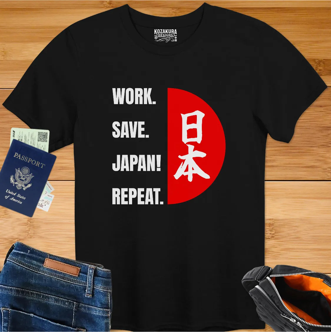 Work, Save, JAPAN!, Repeat - Kanji