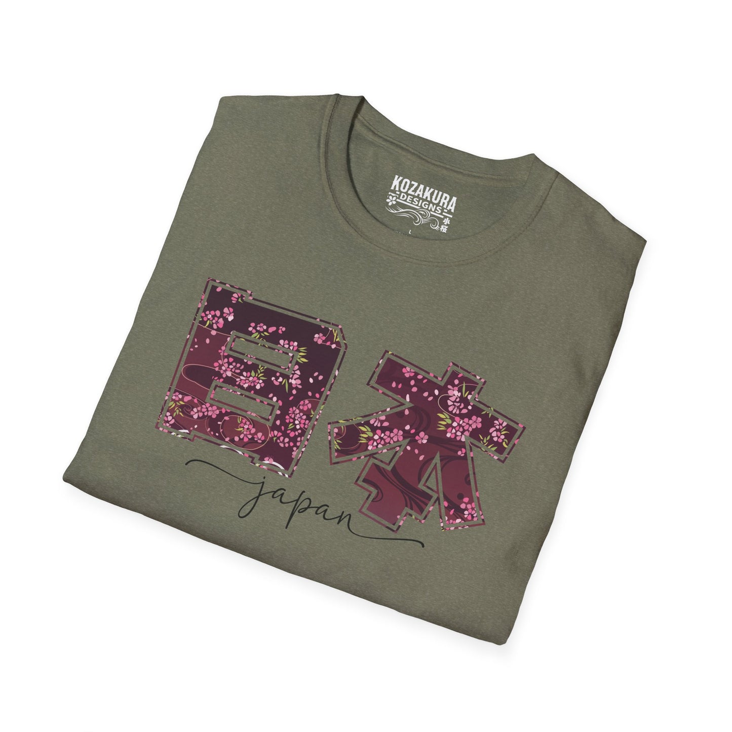 Floral Japan Kanji - Dark