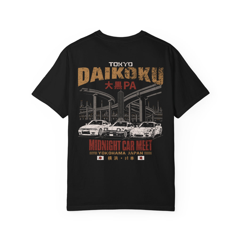 Daikoku Parking Area Tokyo Skyline Car Meet T-Shirt
