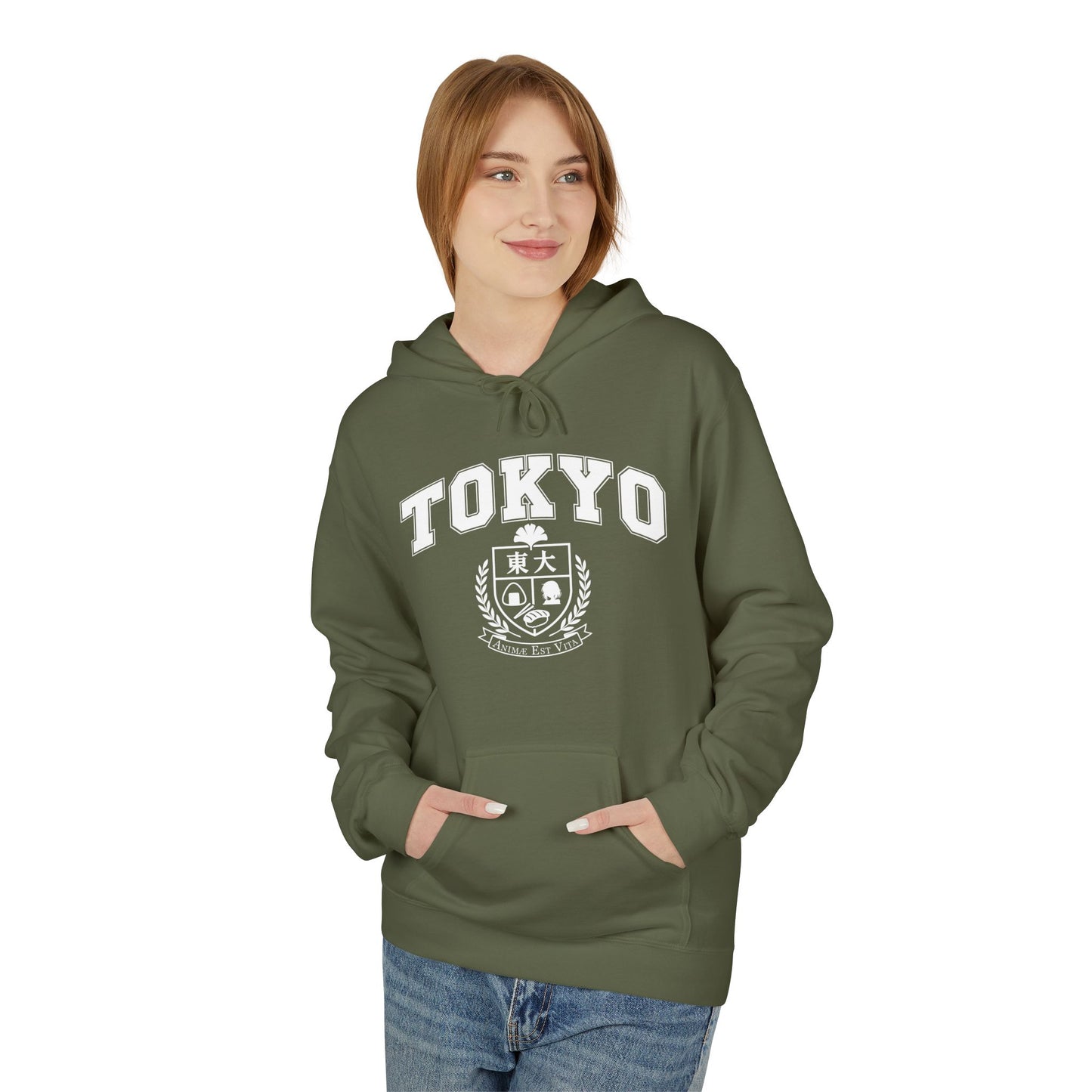 Tokyo Inspired - Softstyle Fleece with Academic Design