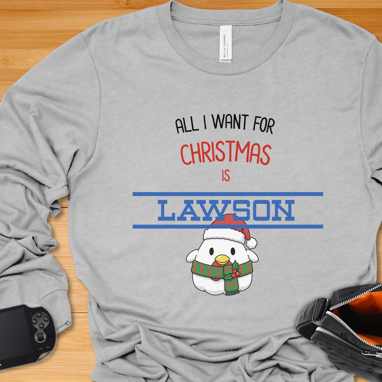 All I want for Christmas is LAWSON with Karaage Kun - Long Sleeve