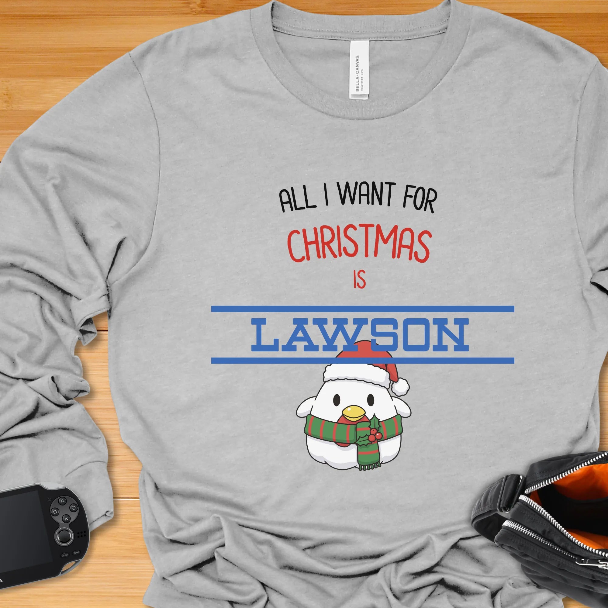 All I want for Christmas is LAWSON with Karaage Kun - Long Sleeve