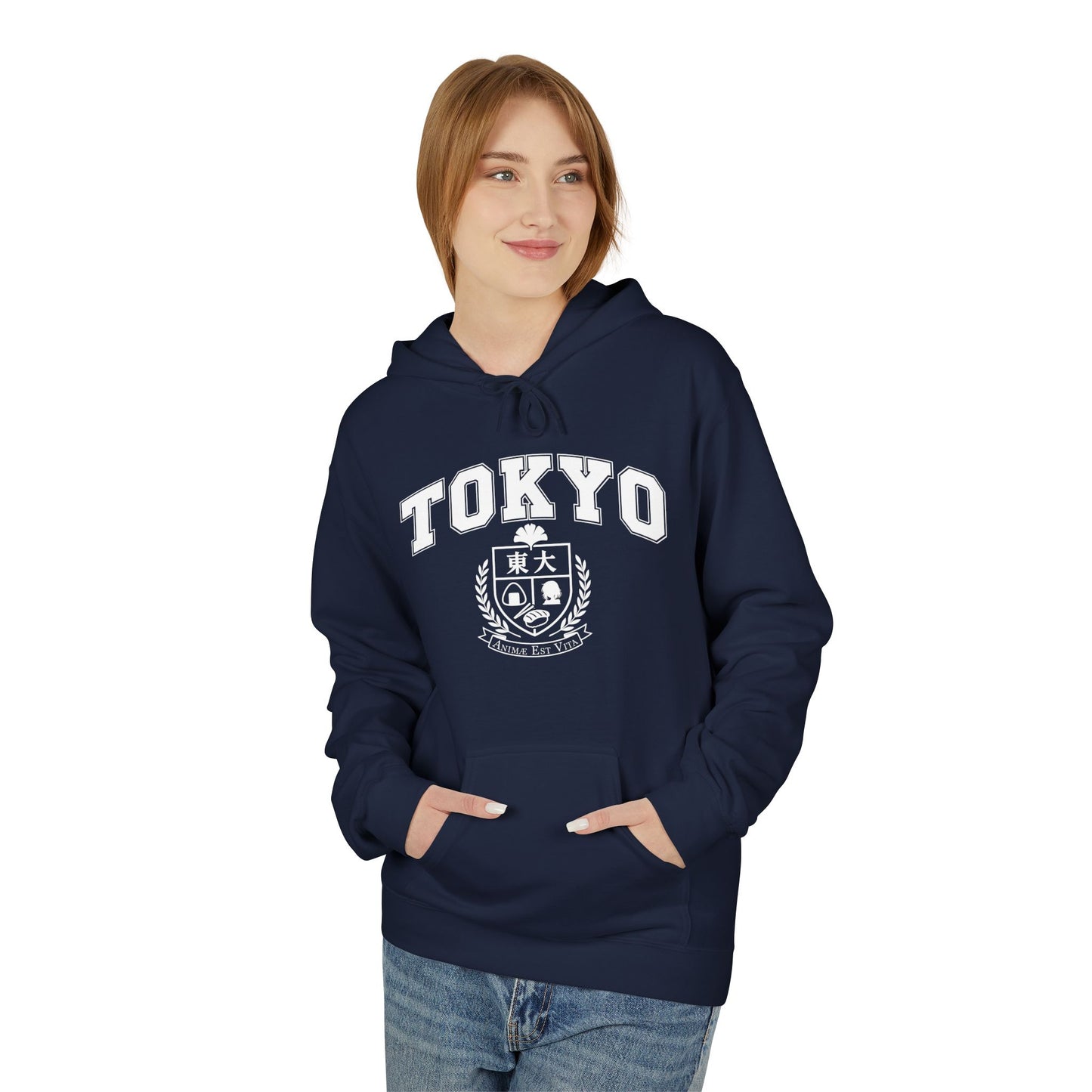 Tokyo Inspired - Softstyle Fleece with Academic Design