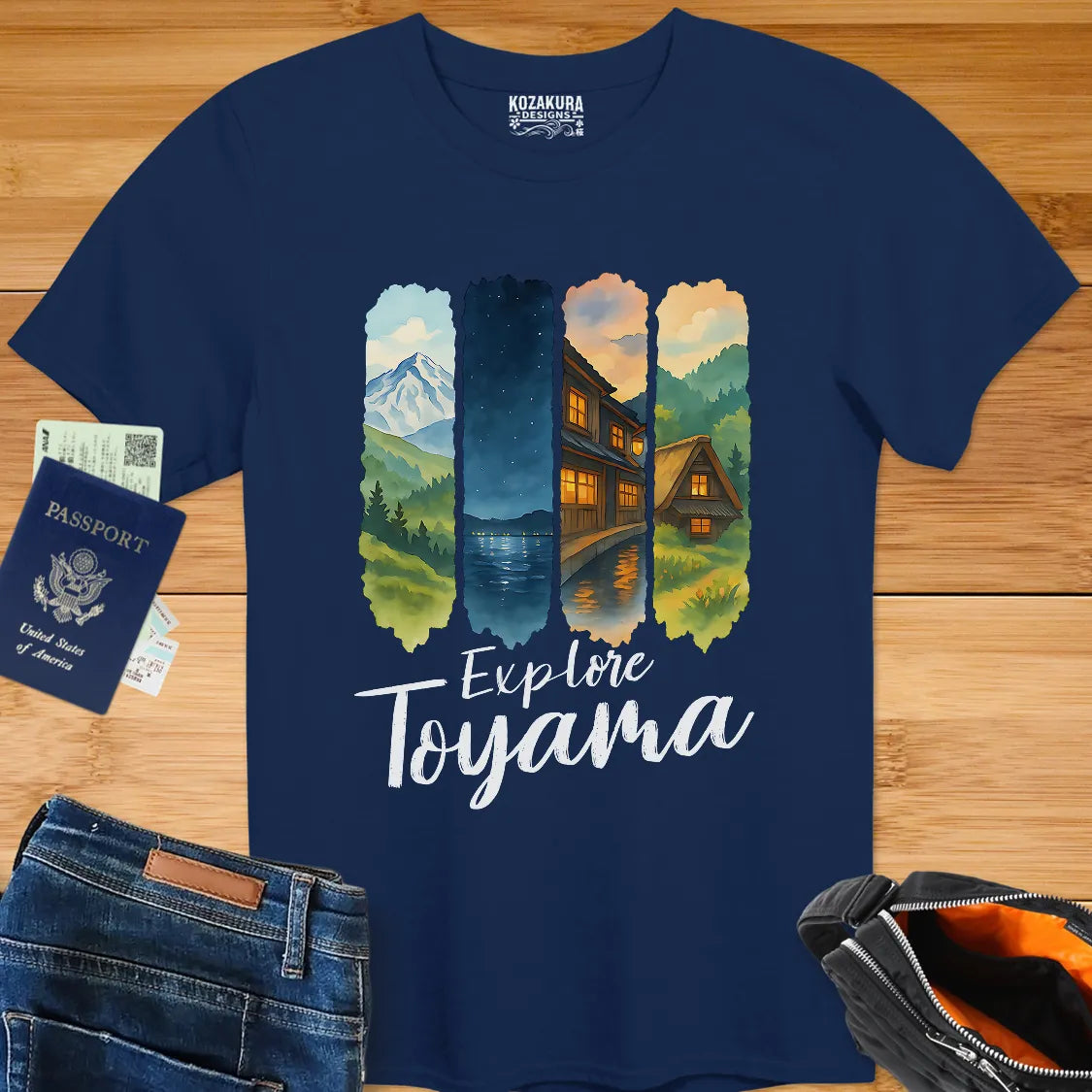 Toyama - 4 Panel Art