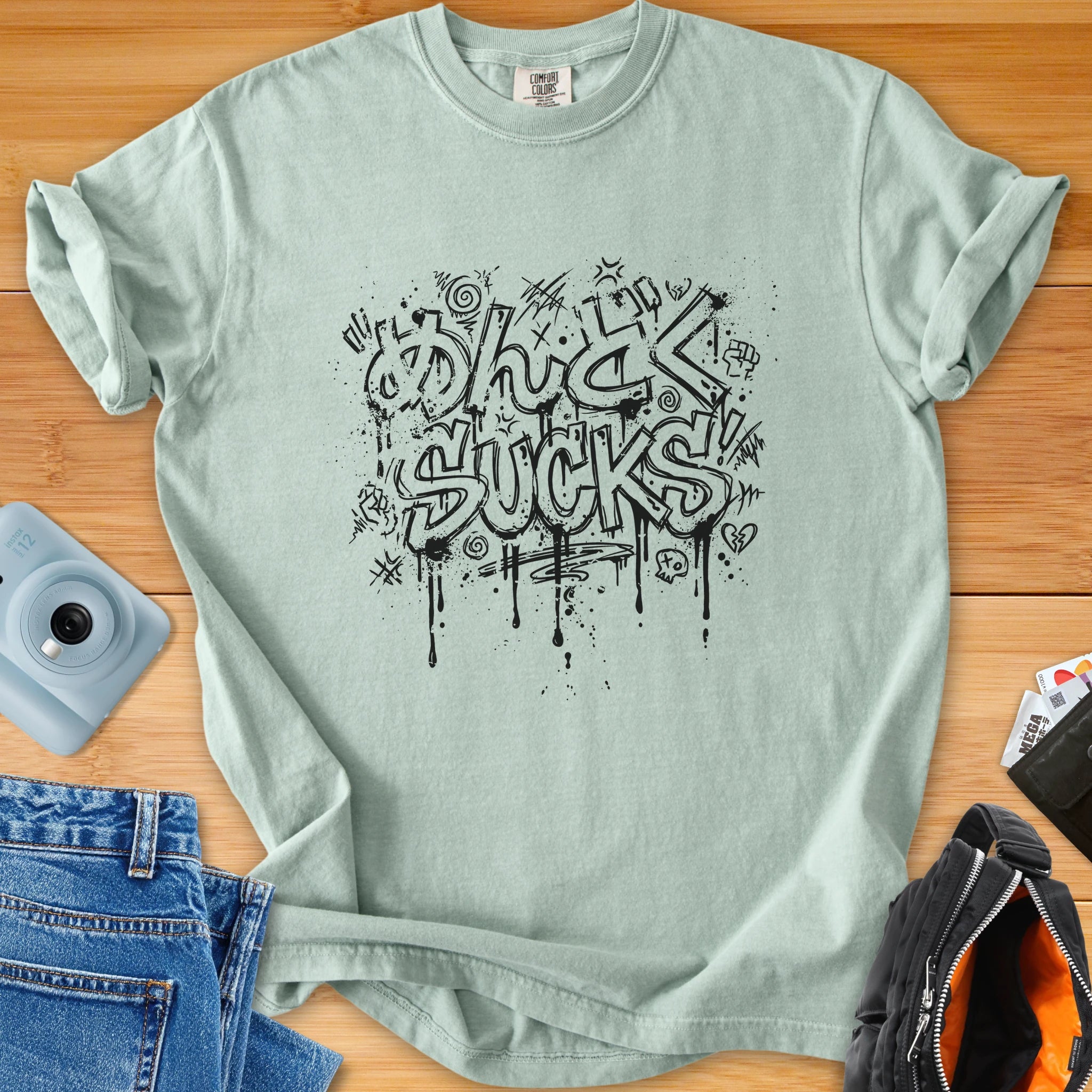 "Mendoku Sucks" Hiragana Graffiti