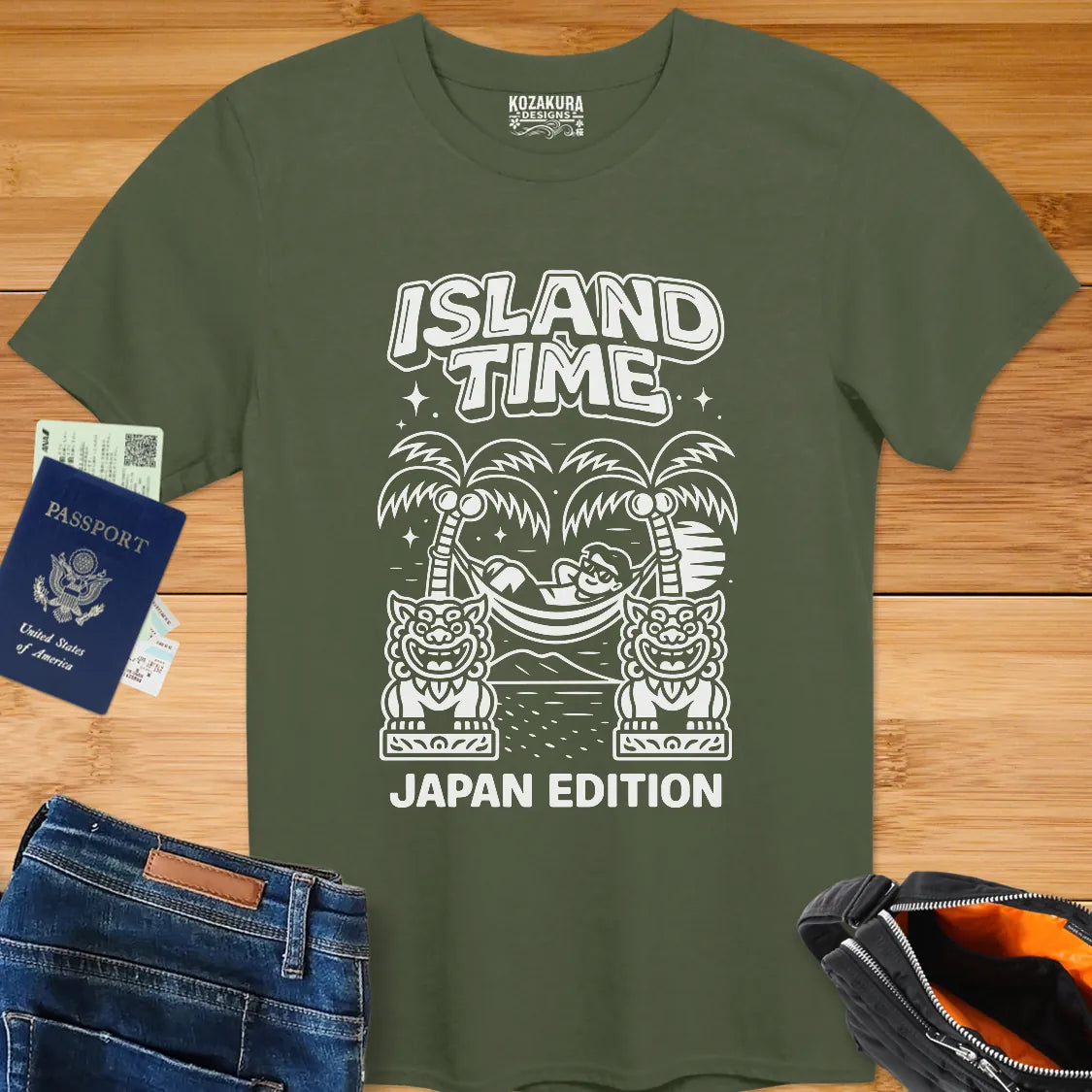 Okinawa Island Time - Minimalistic Y2K