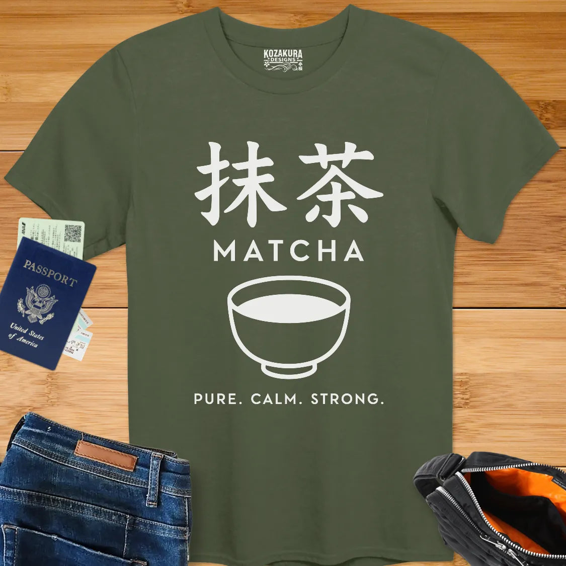 Matcha - Pure, Calm, Strong - Cup