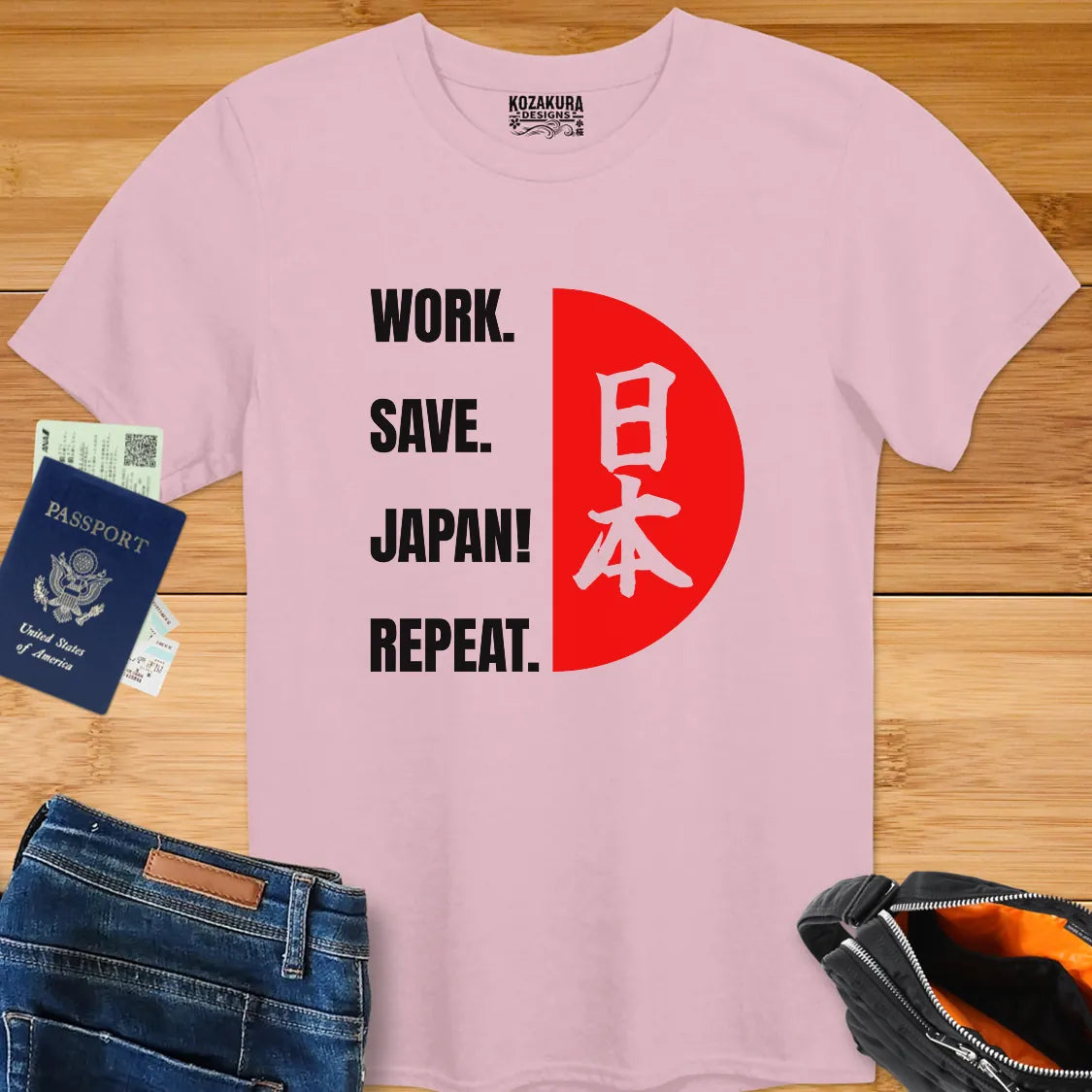 Work, Save, JAPAN!, Repeat - Kanji