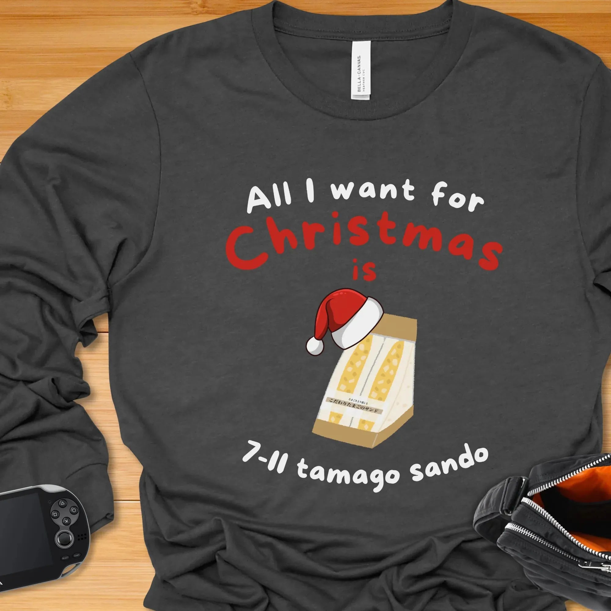 All I want for Christmas is Tamago Sando (English) - Long Sleeve