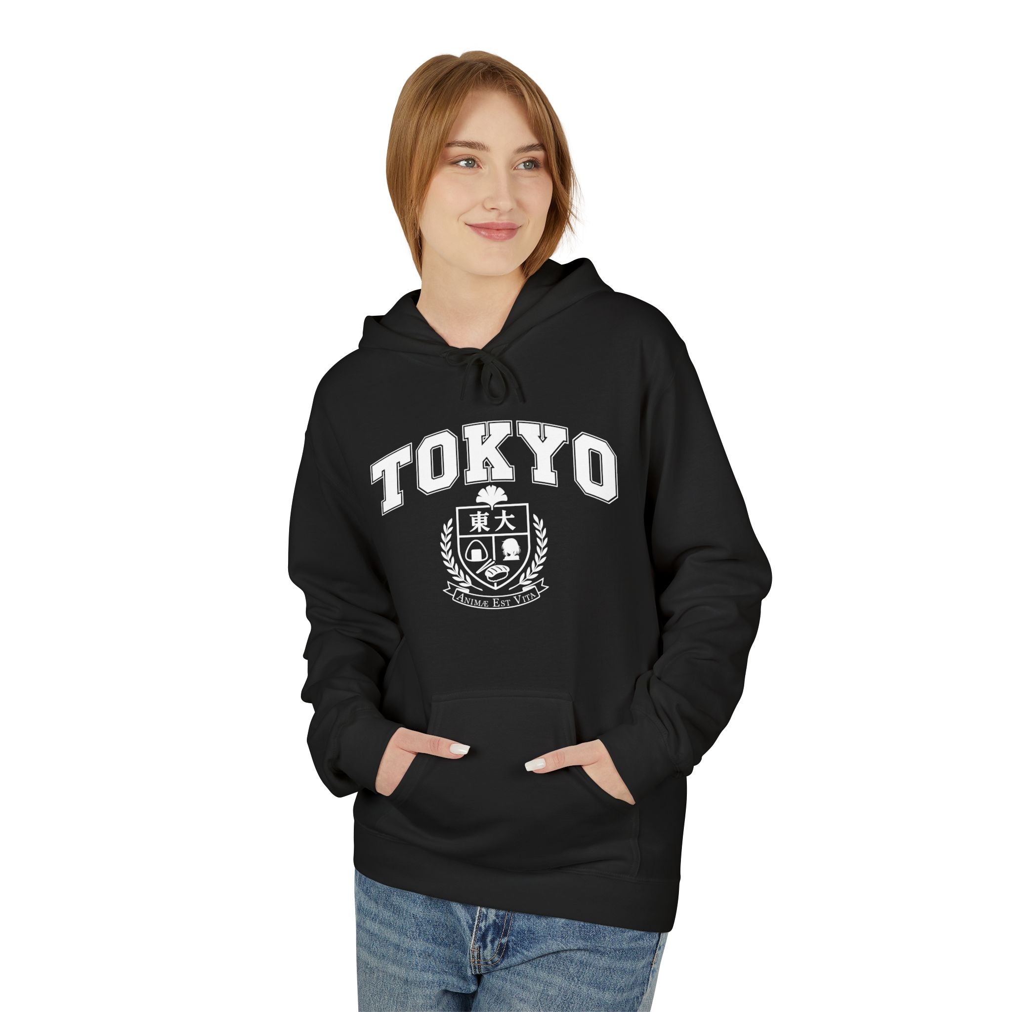 Tokyo Inspired - Softstyle Fleece with Academic Design