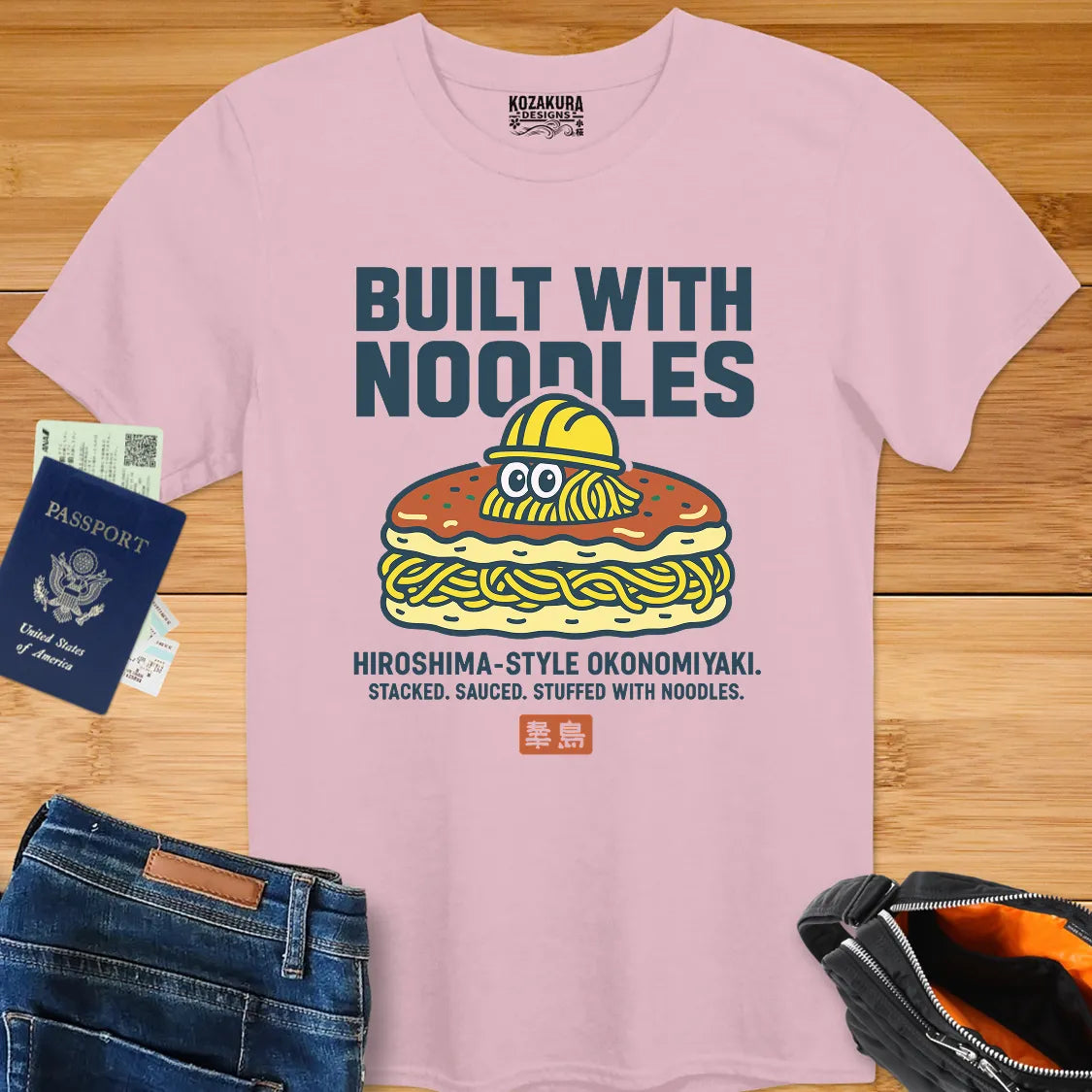 Hiroshima Okonomiyaki - Built with Noodles