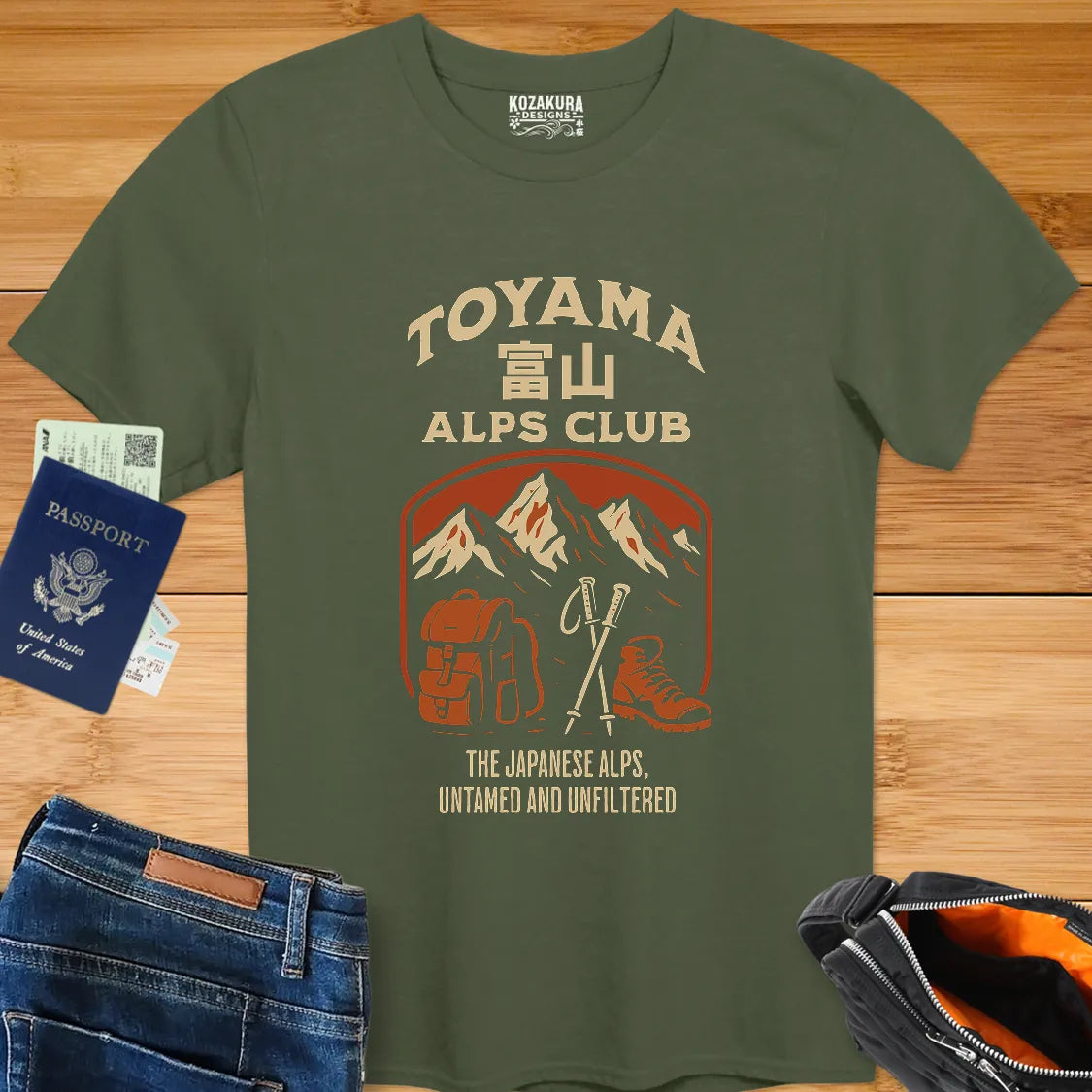 Toyama Alps Club - Vintage Design