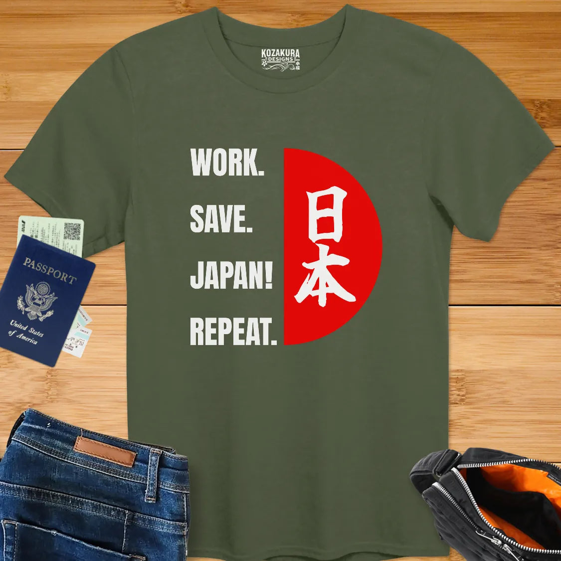 Work, Save, JAPAN!, Repeat - Kanji