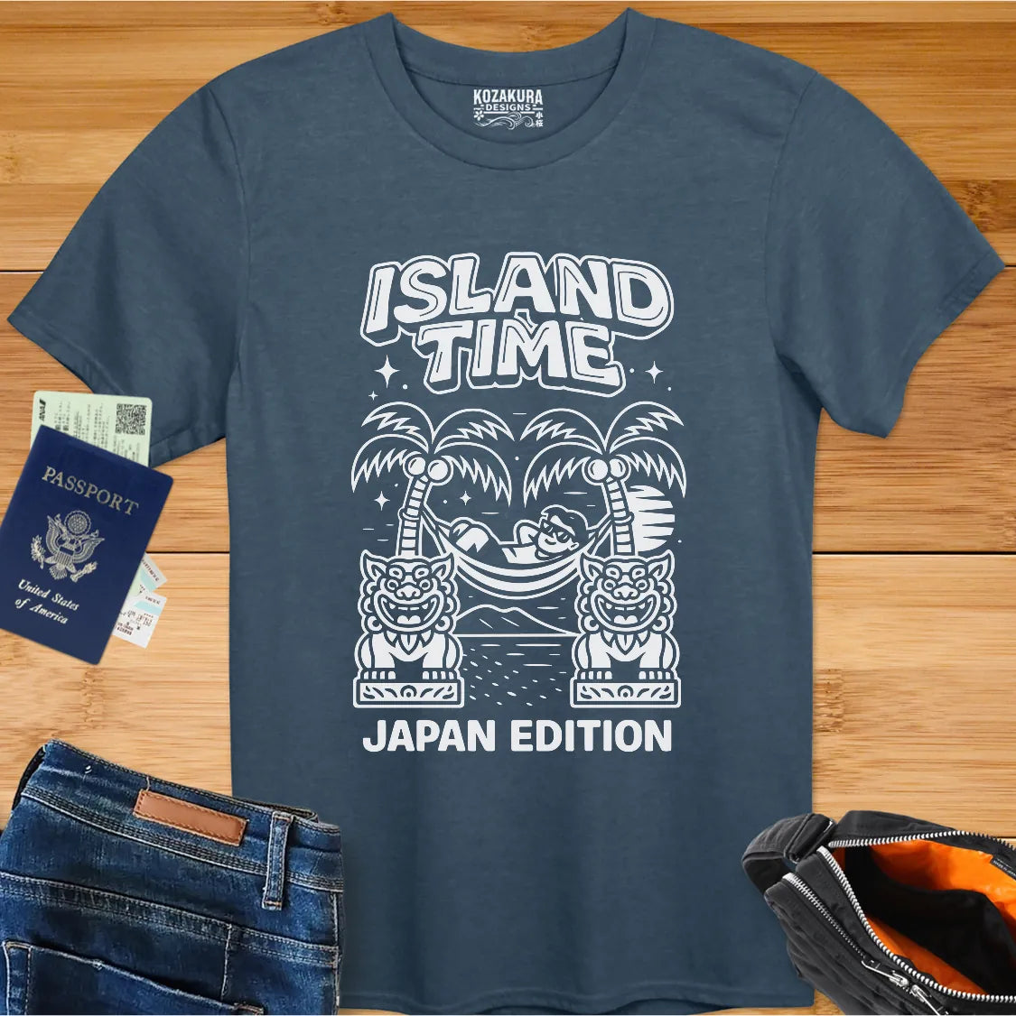 Okinawa Island Time - Minimalistic Y2K