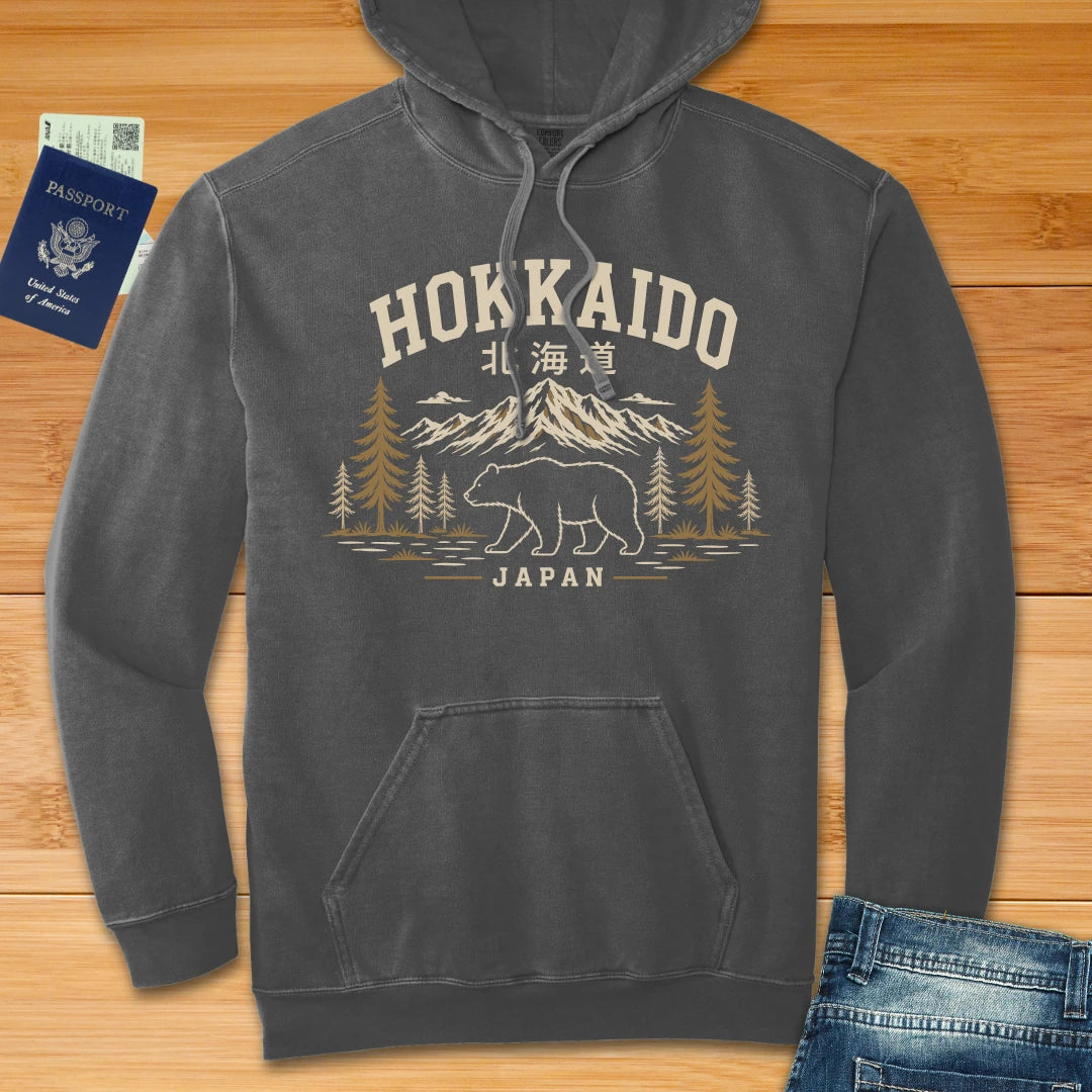 Hokkaido Bear Premium Travel Hoodie