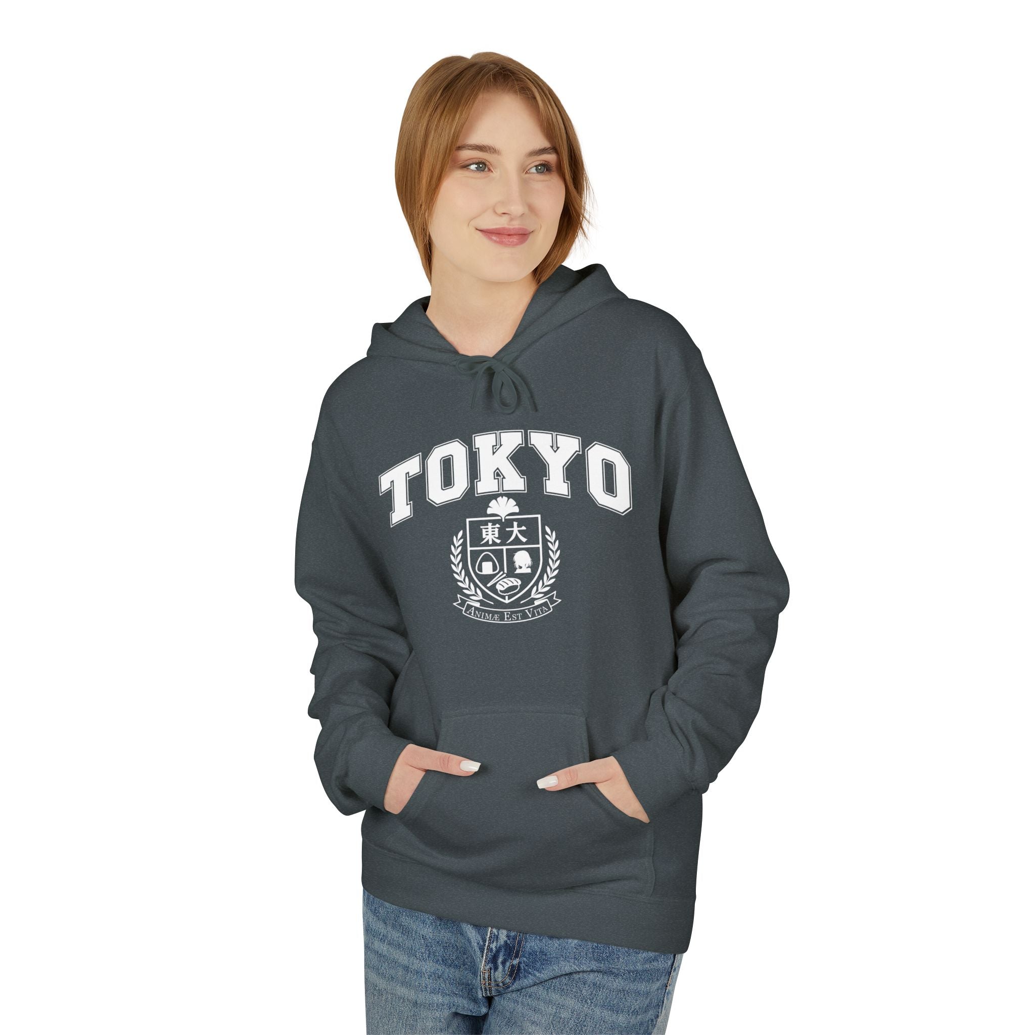 Tokyo Inspired - Softstyle Fleece with Academic Design