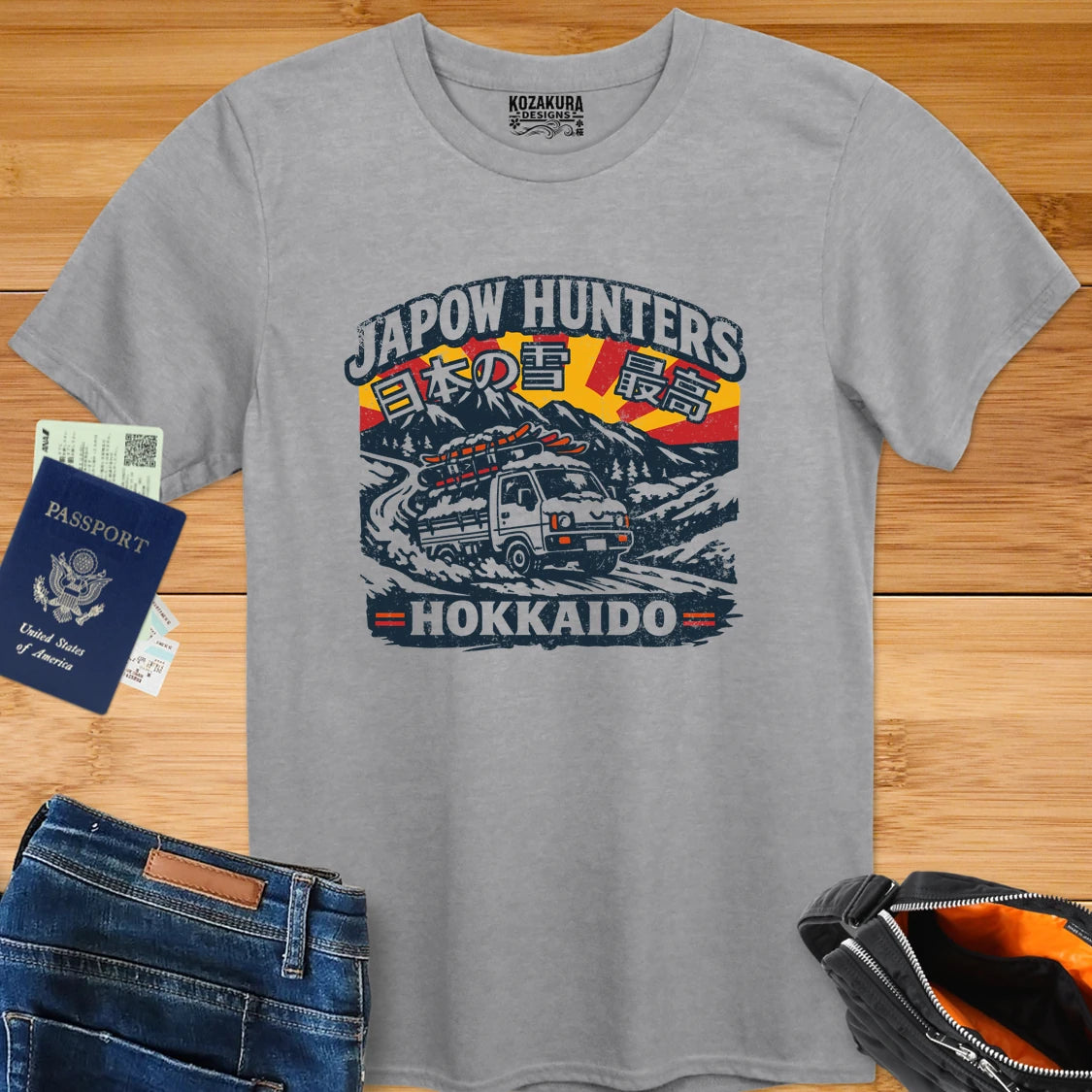 Japow Hunters Hokkaido - Snow Van Graphic Tee