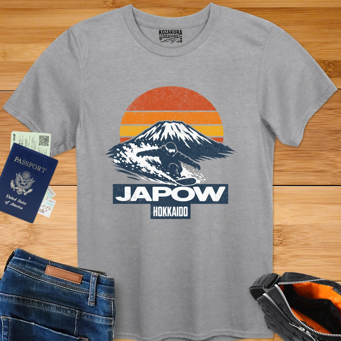 Japow Hokkaido Snowboard T-Shirt