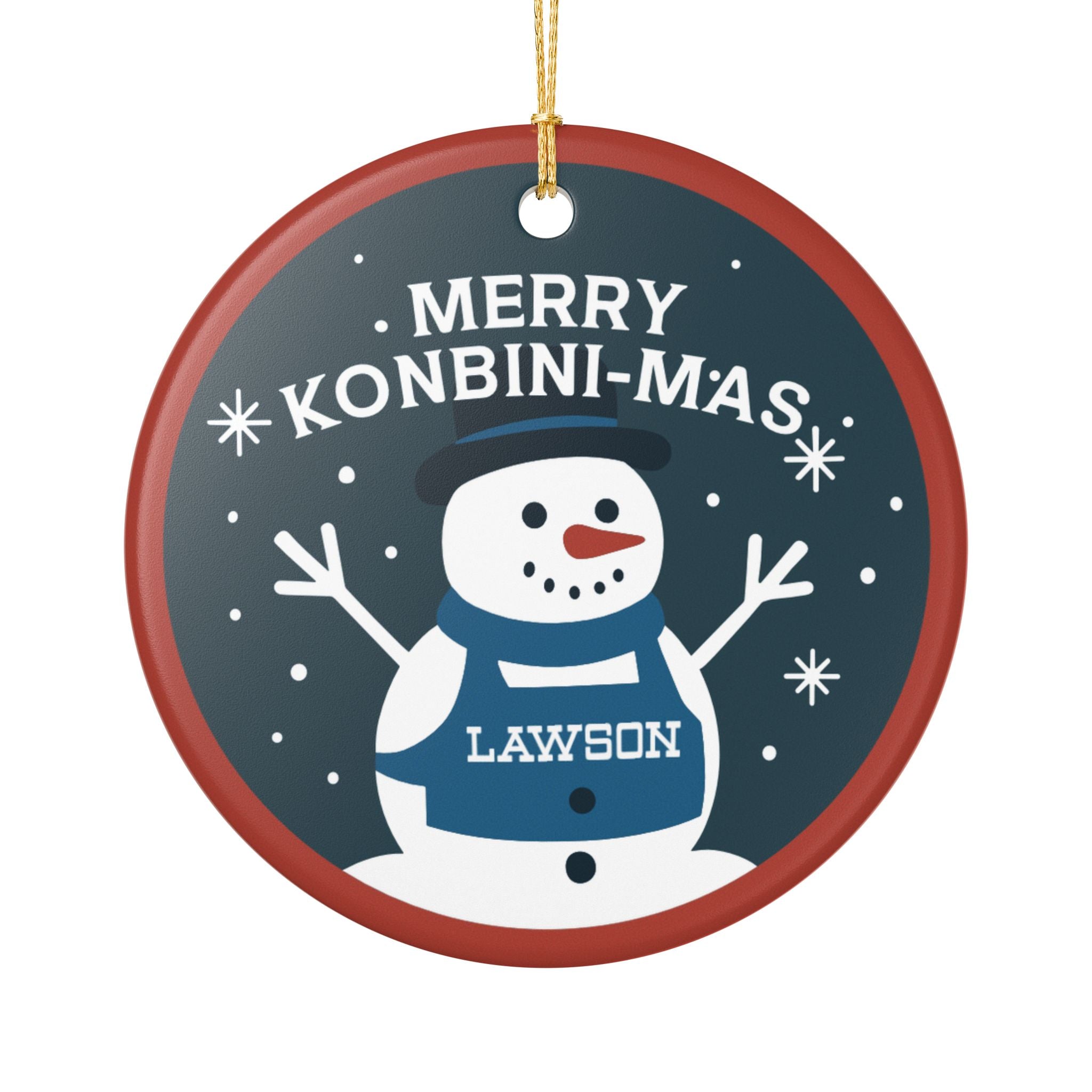 Lawson Snowman Ornament