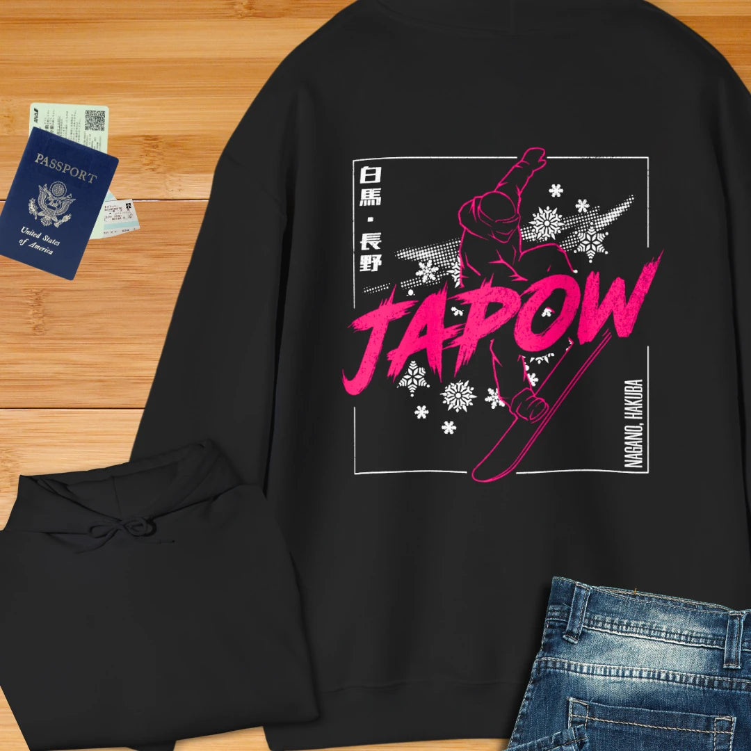 Nagano Japow - Neon Sakura - Graphic Pullover
