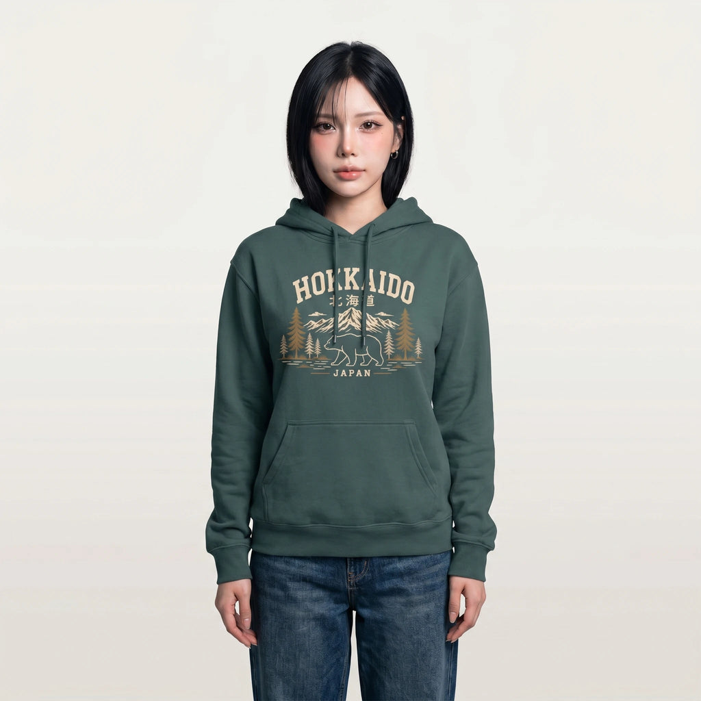 Hokkaido Bear Premium Travel Hoodie