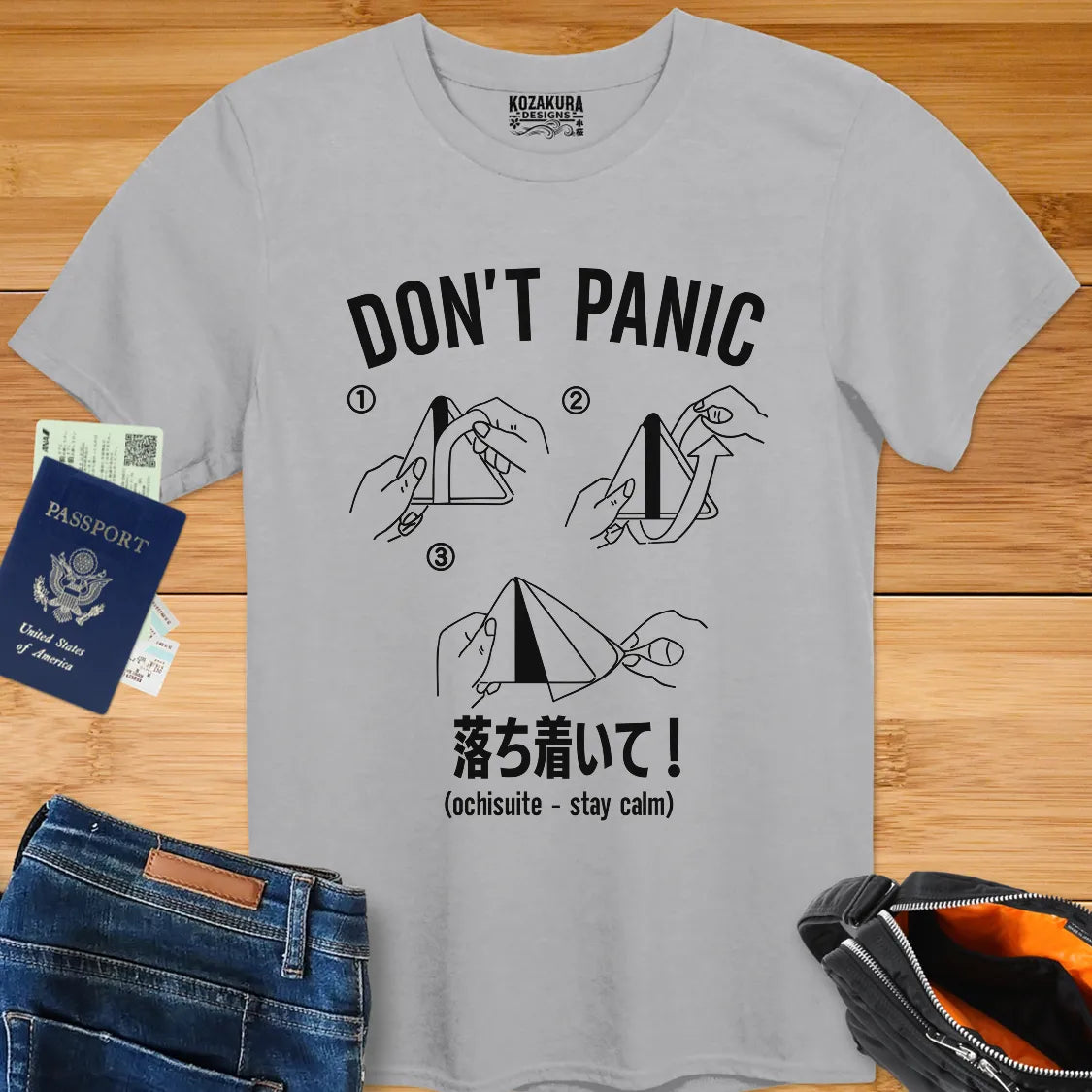 Don't Panic - Onigiri with Kanji