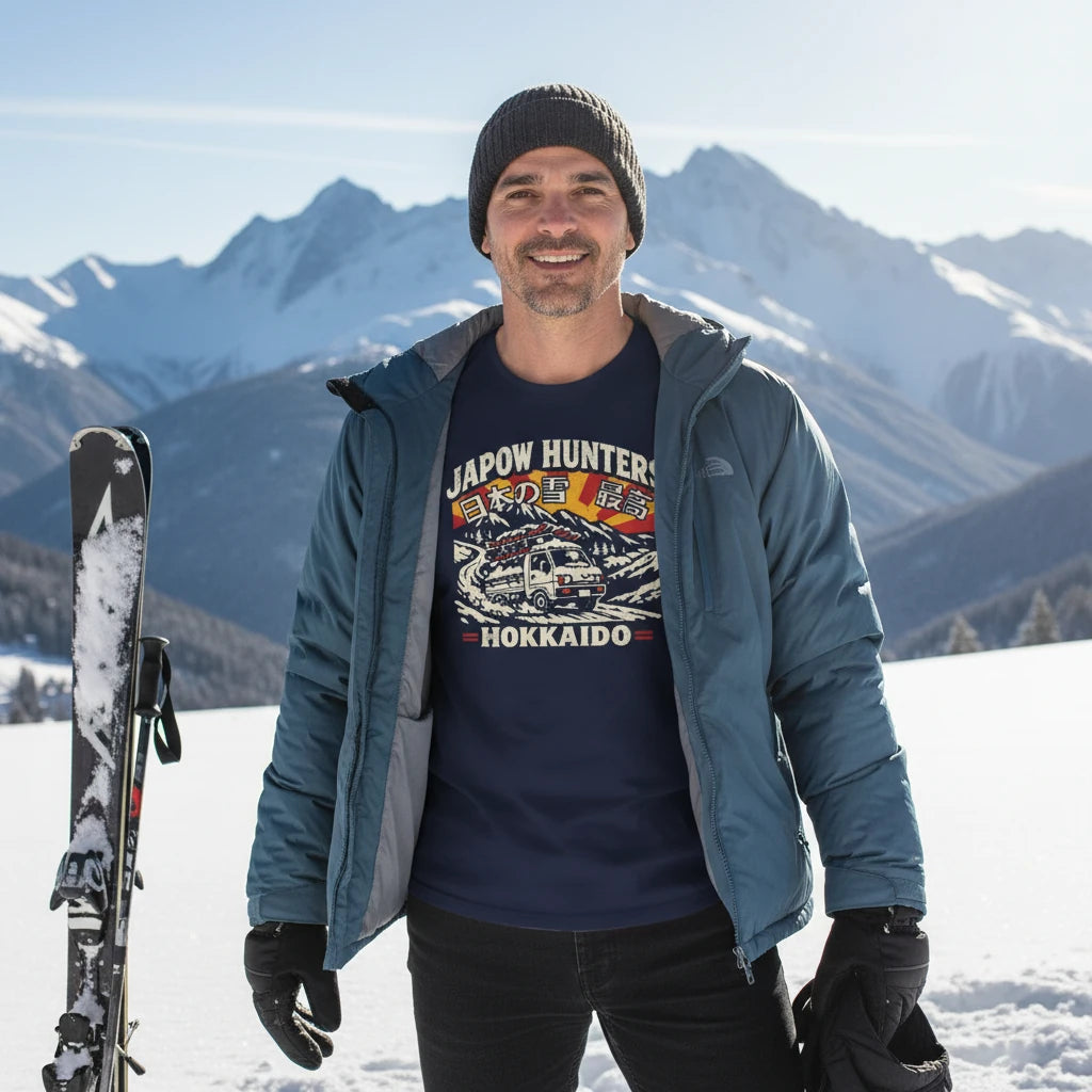 Japow Hunters Hokkaido - Snow Van Graphic Tee