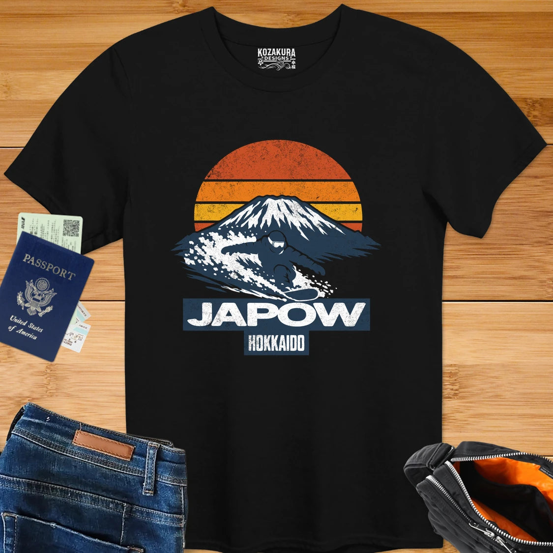 Japow Hokkaido Snowboard T-Shirt