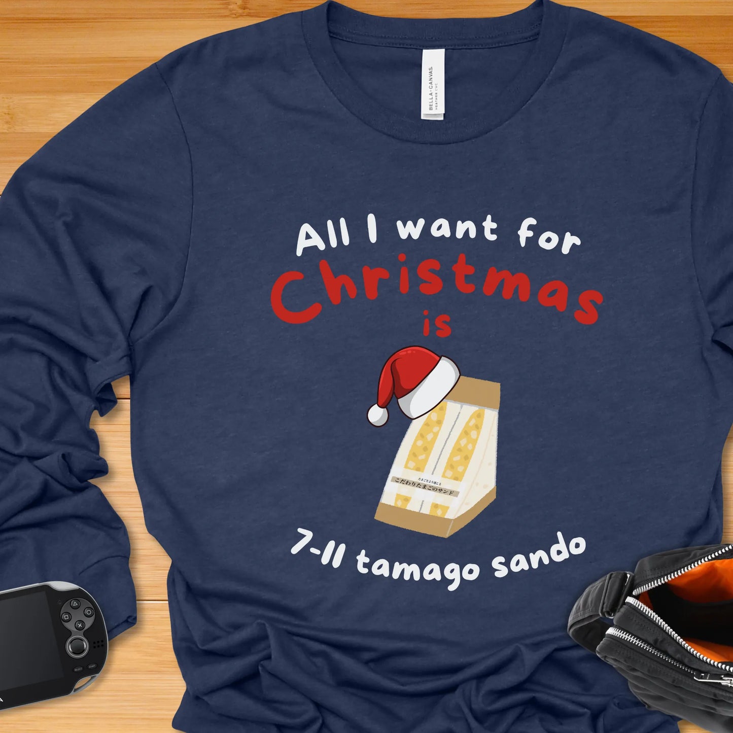 All I want for Christmas is Tamago Sando (English) - Long Sleeve