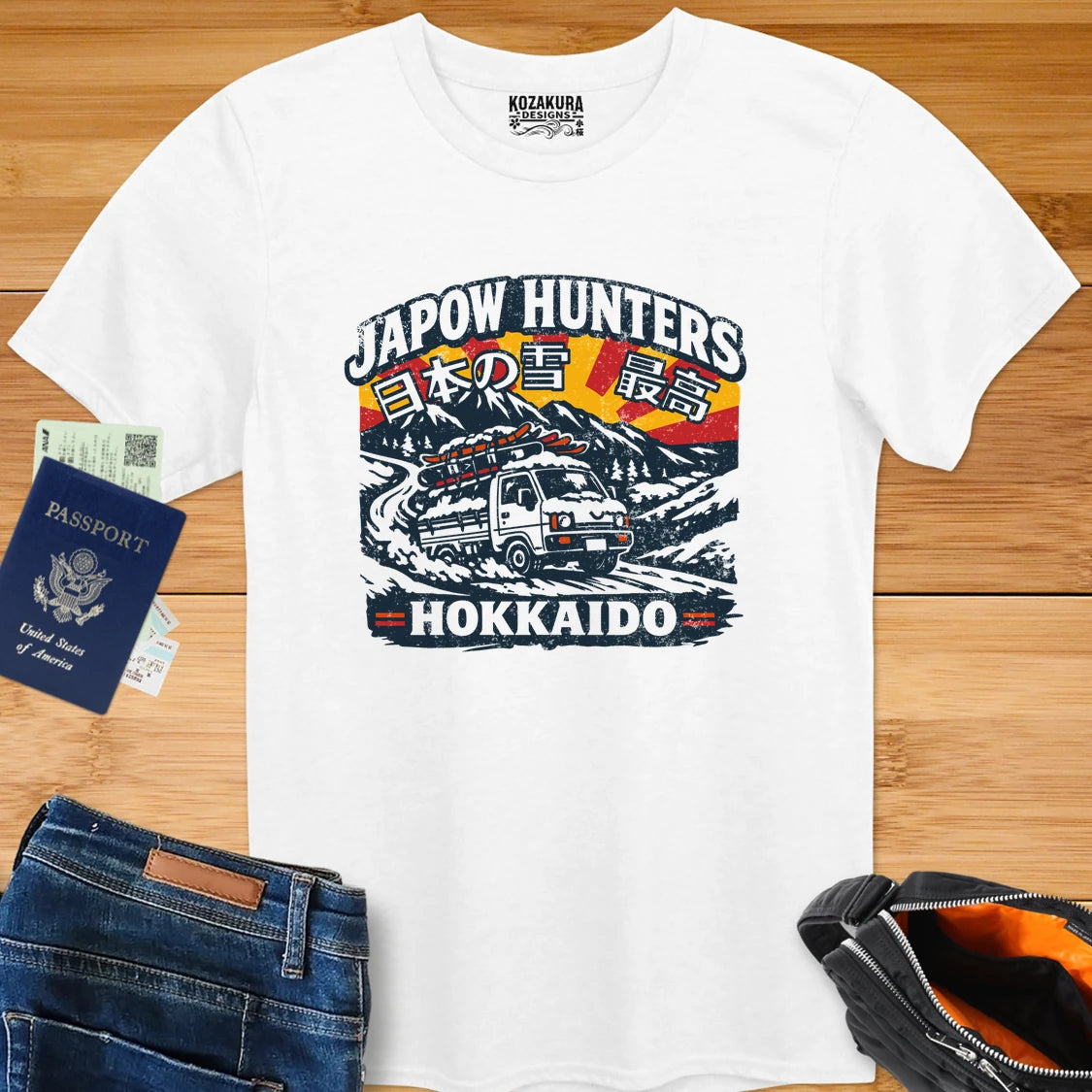 Japow Hunters Hokkaido - Snow Van Graphic Tee
