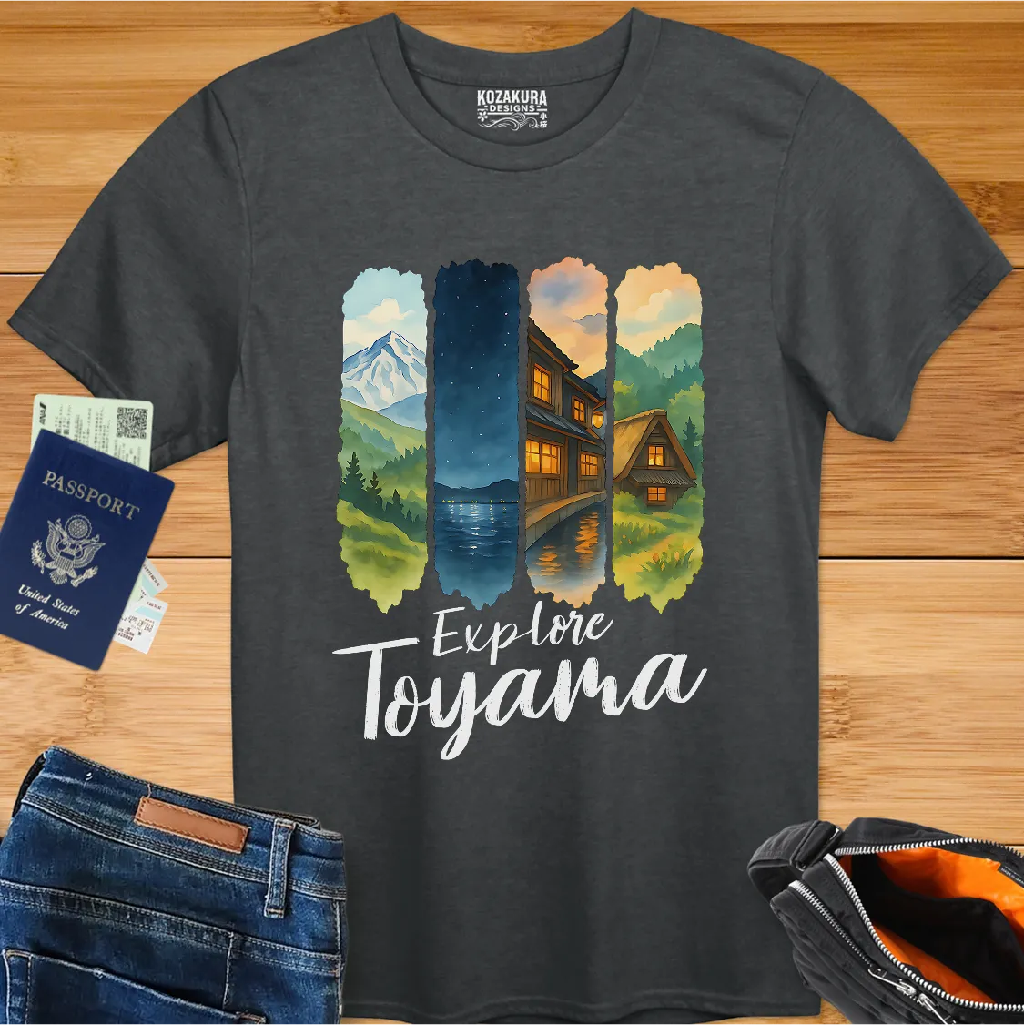 Toyama - 4 Panel Art