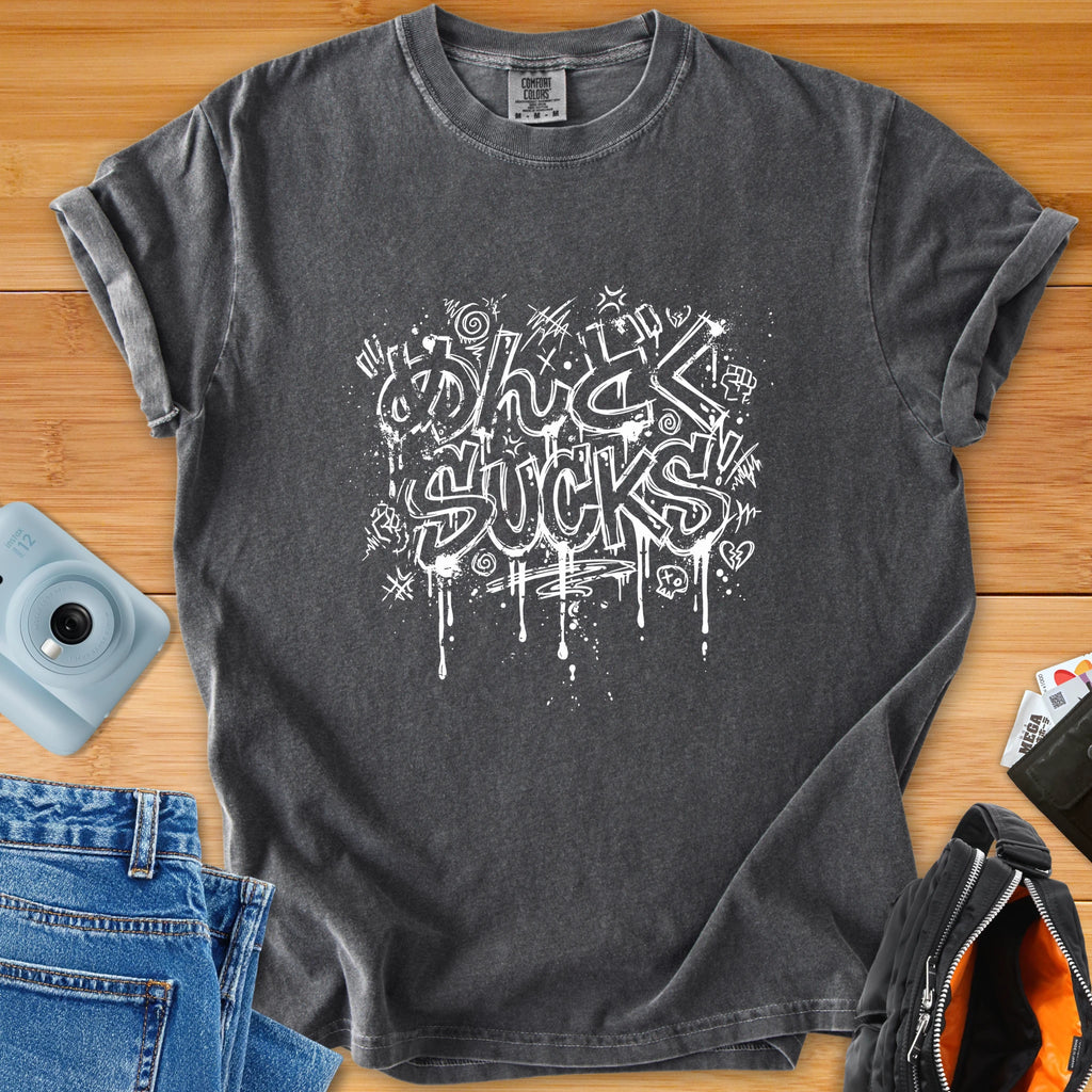 "Mendoku Sucks" Hiragana Graffiti