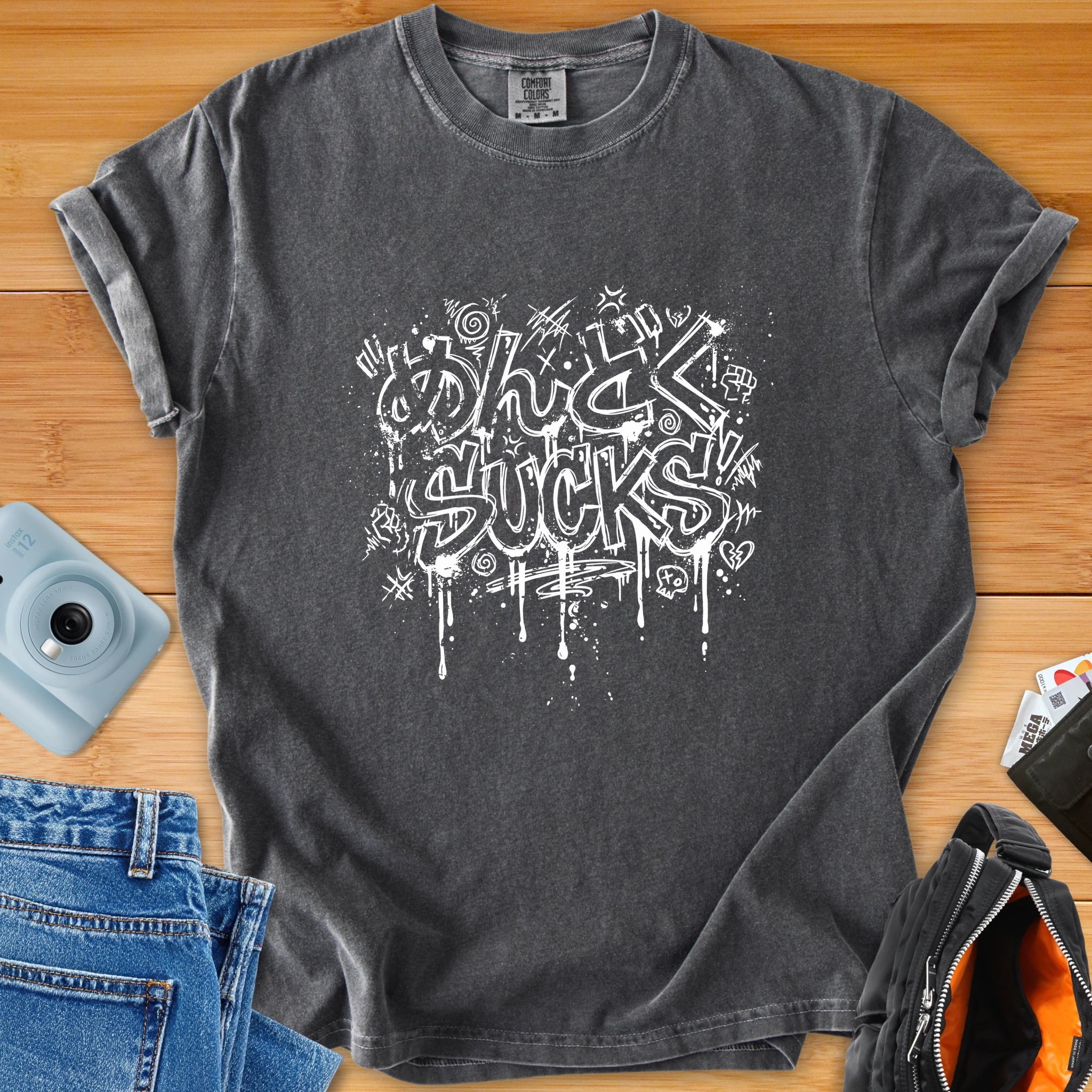 "Mendoku Sucks" Hiragana Graffiti