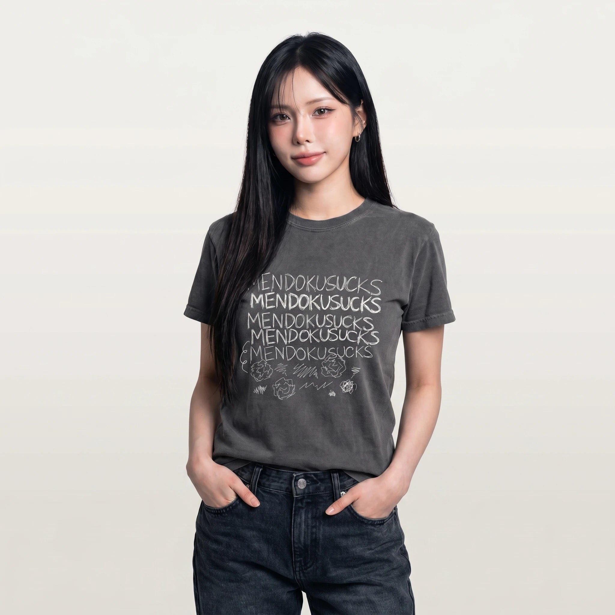 Mendoksucks Scribble Tee