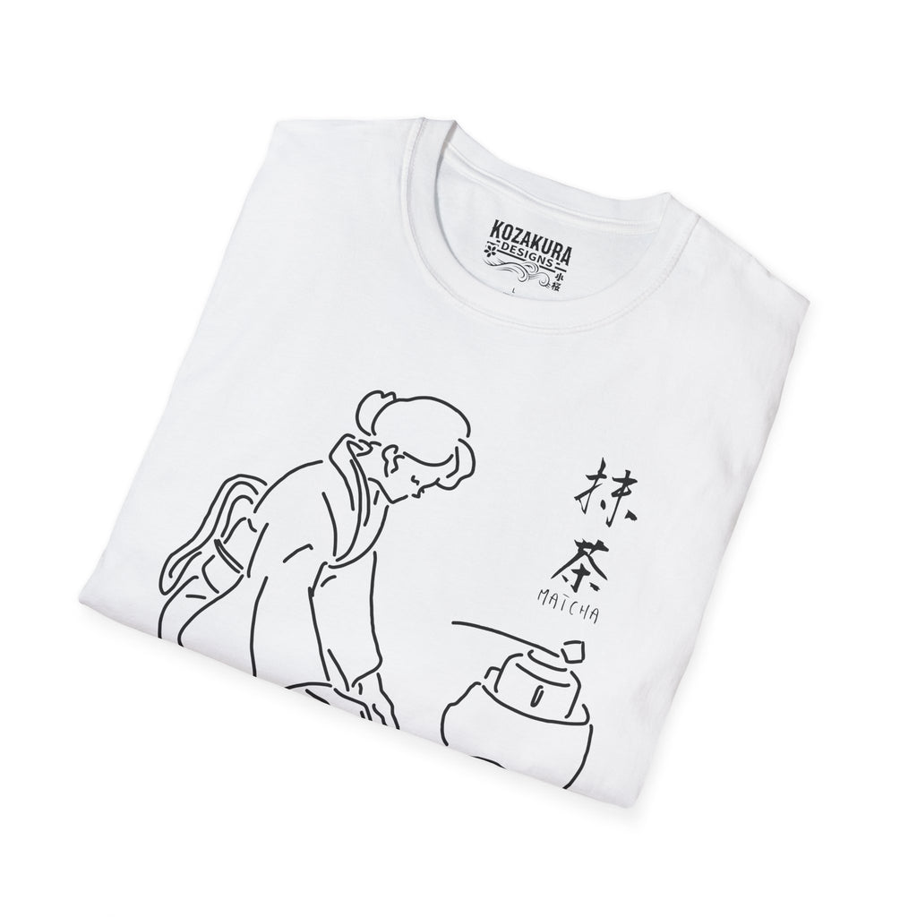 Matcha - Pure, Calm, Strong - Line Art