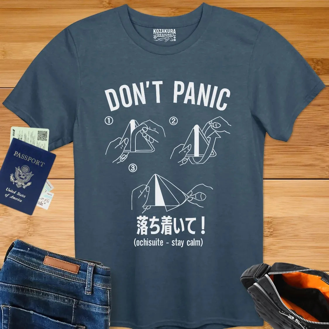 Don't Panic - Onigiri with Kanji