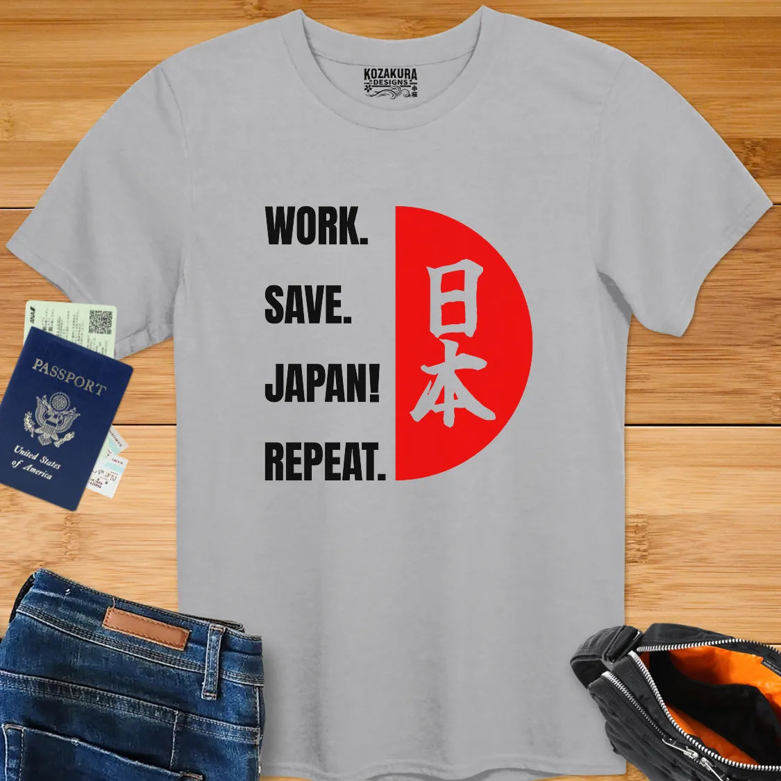Work, Save, JAPAN!, Repeat - Kanji
