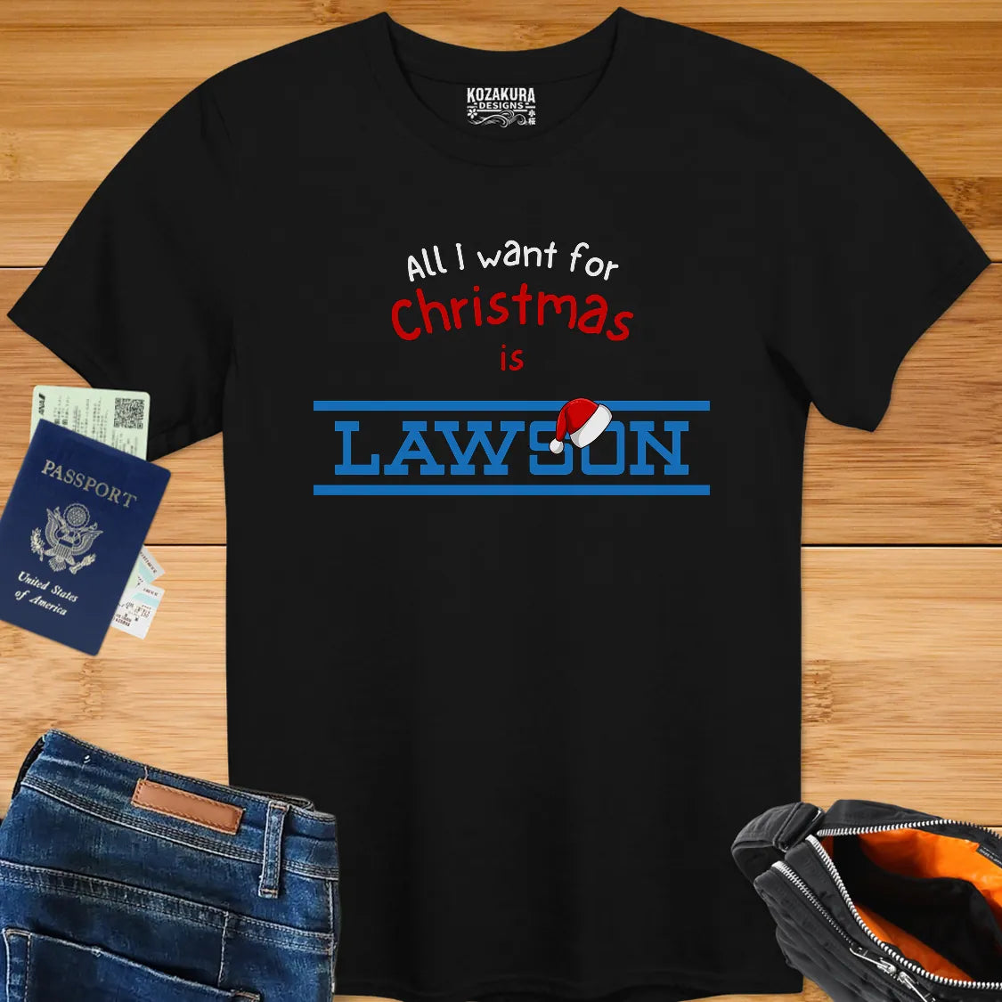 All I want for Christmas is LAWSON with Santa Hat