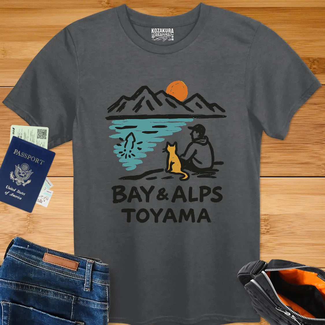 Toyama - Bay & Alps - Sketch
