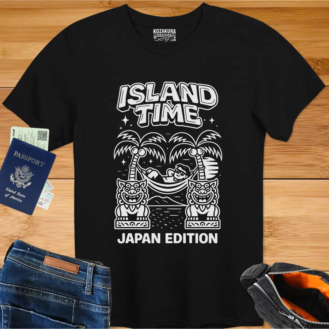 Okinawa Island Time - Minimalistic Y2K