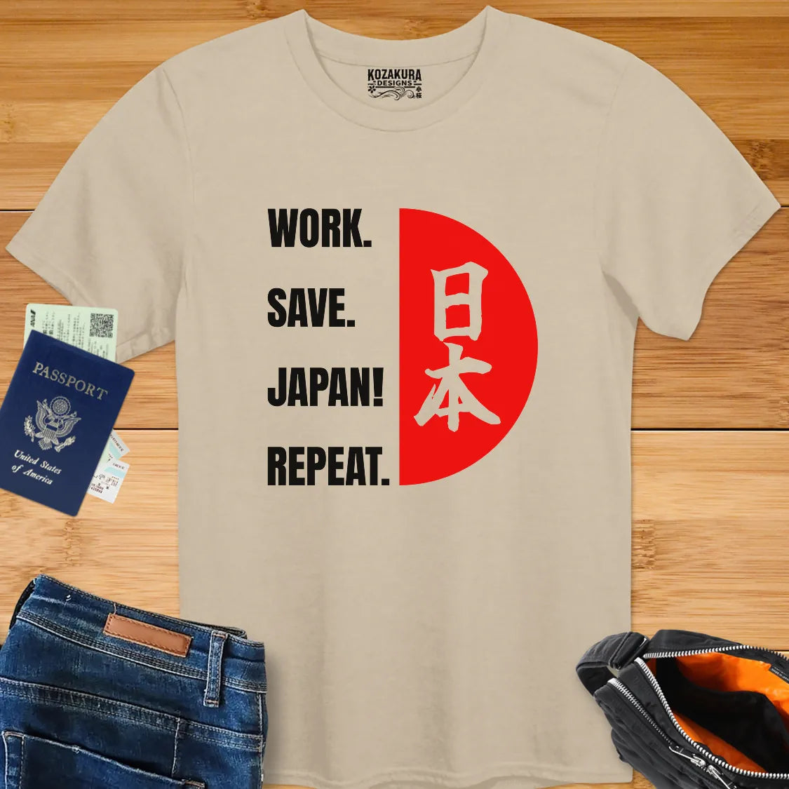 Work, Save, JAPAN!, Repeat - Kanji