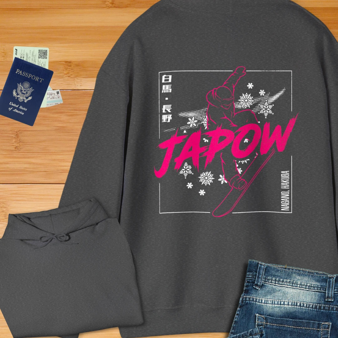 Nagano Japow - Neon Sakura - Graphic Pullover